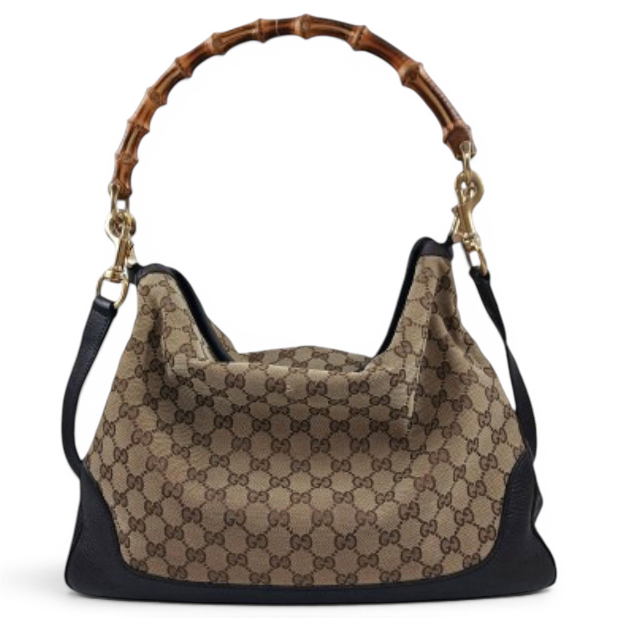 Bamboo leather handbag