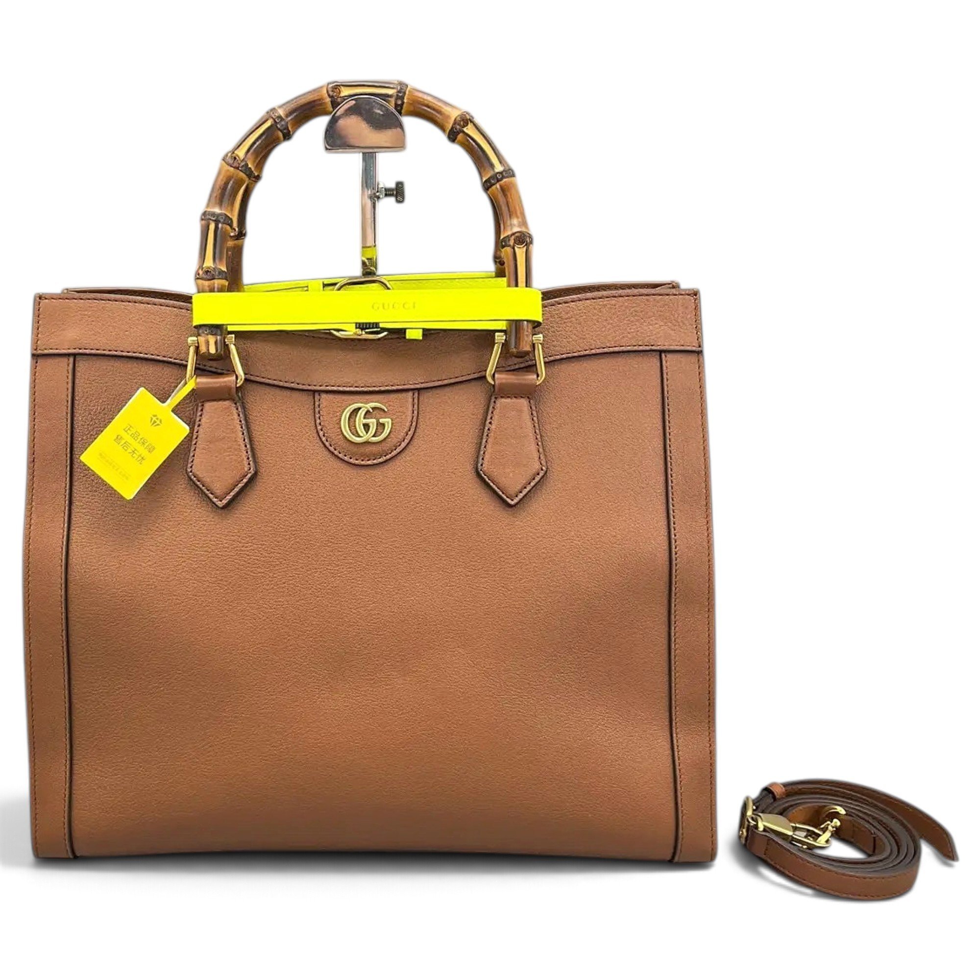 Diana Bamboo leather crossbody bag