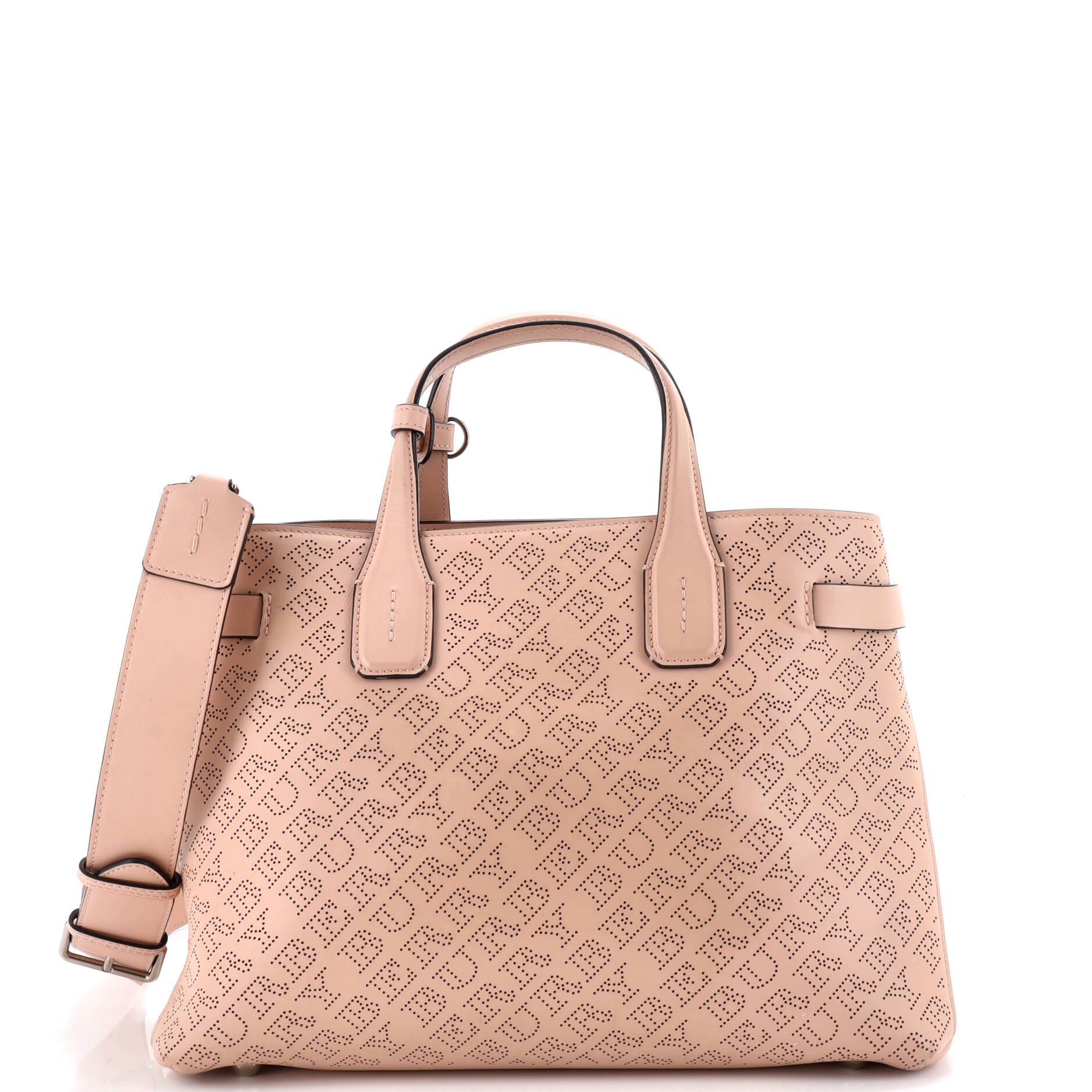 Banner NM Tote Perforated Leather Medium