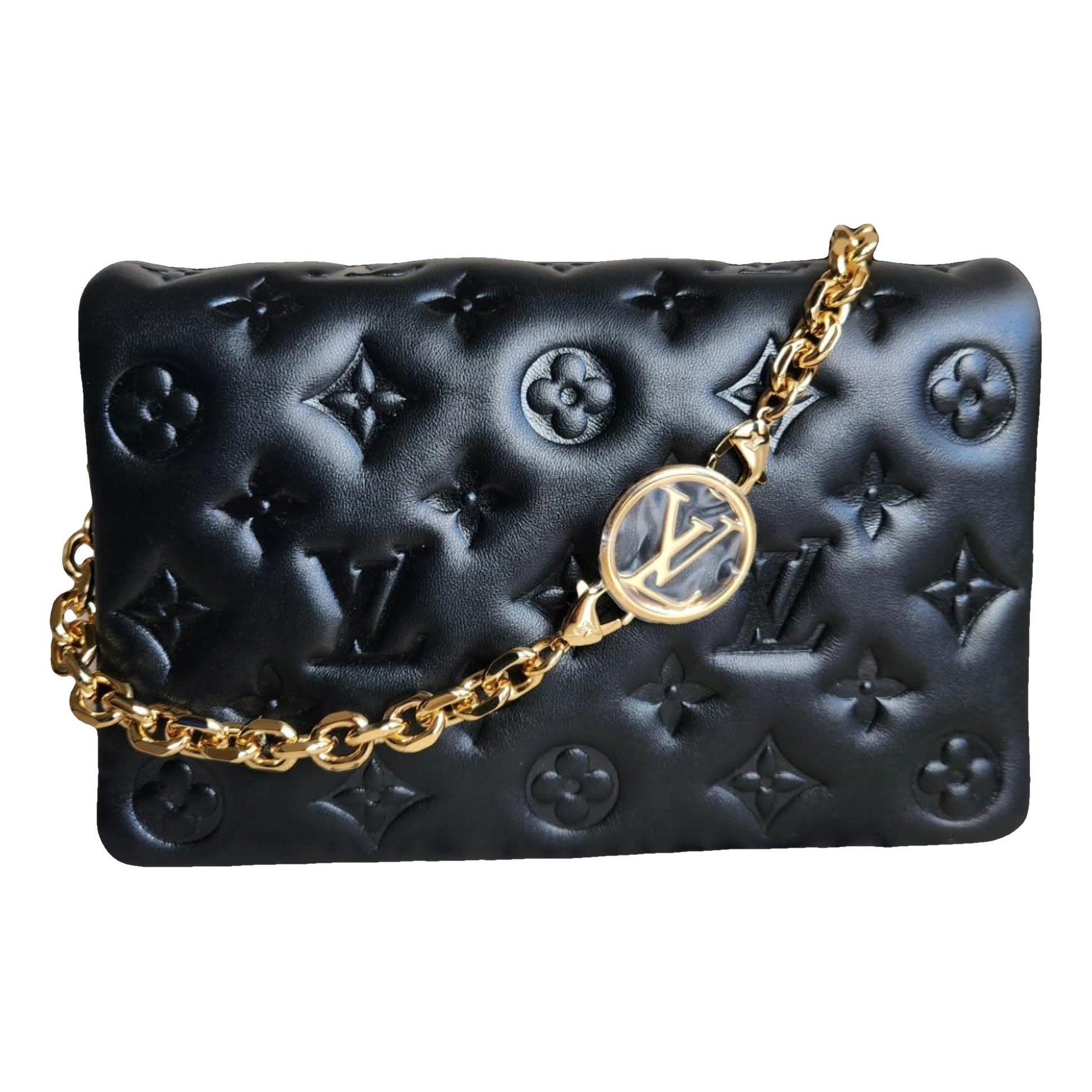 Coussin Flap leather crossbody bag