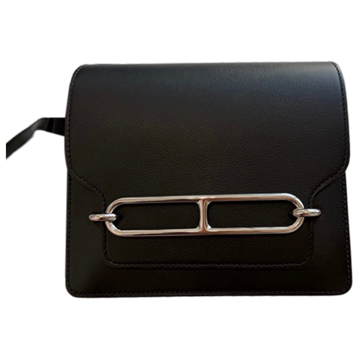 Hermes Roulis Handbag Black