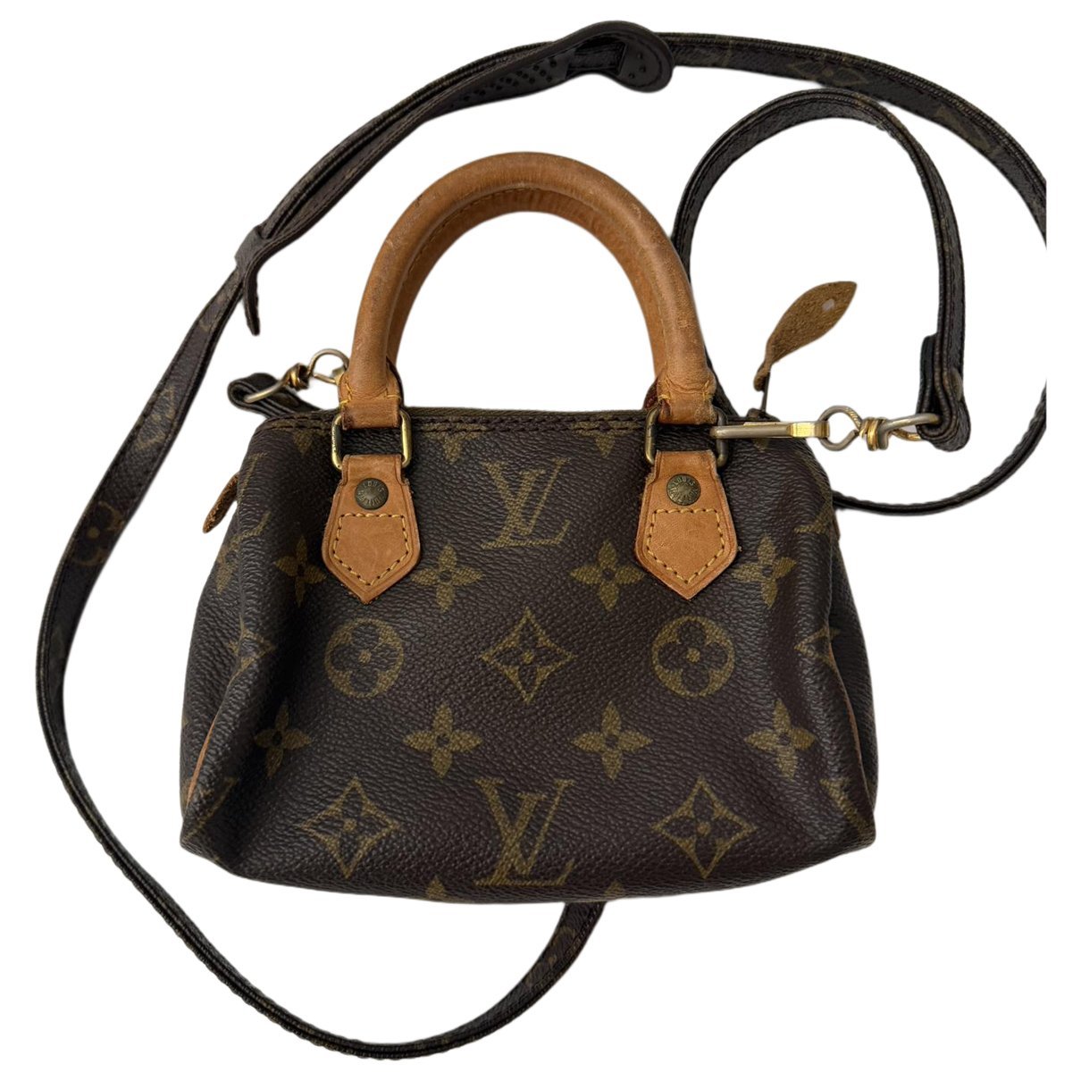 Nano Speedy / Mini HL leather handbag
