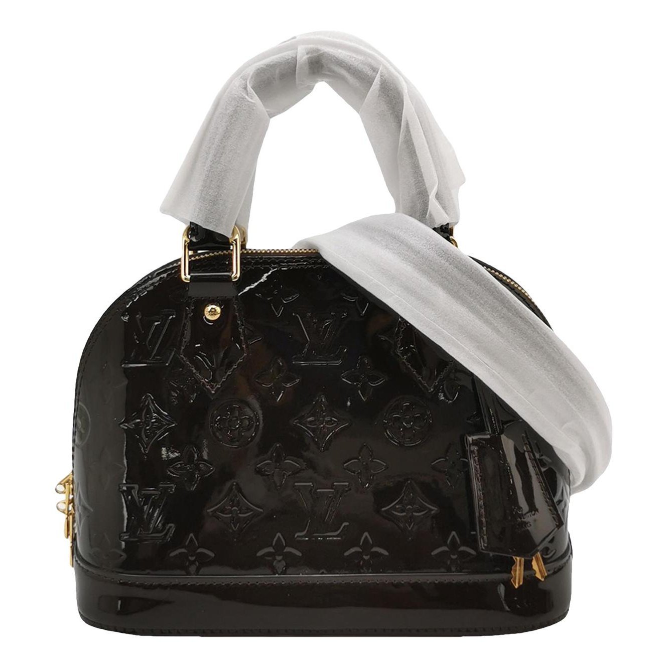 Alma BB patent leather handbag