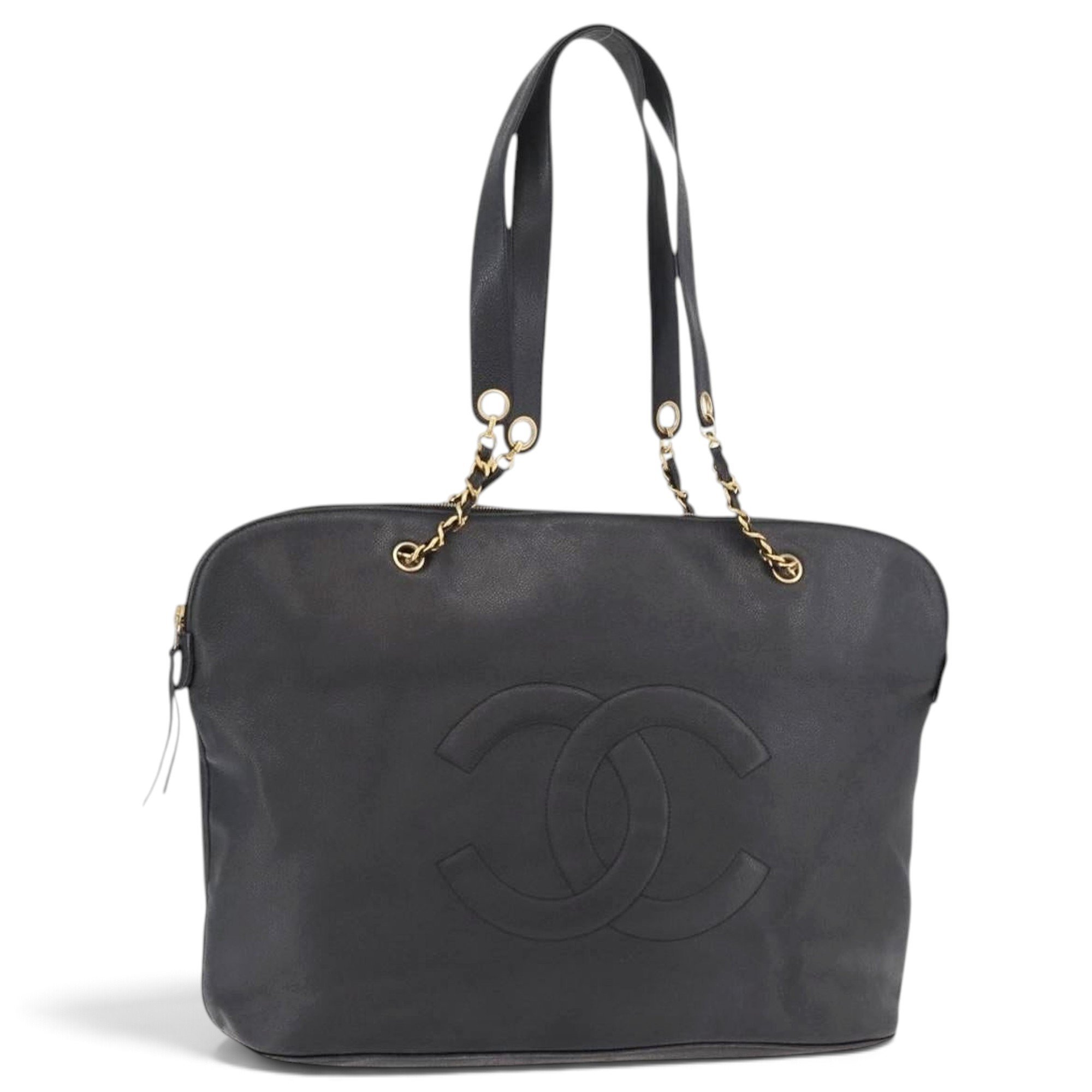 Leather tote