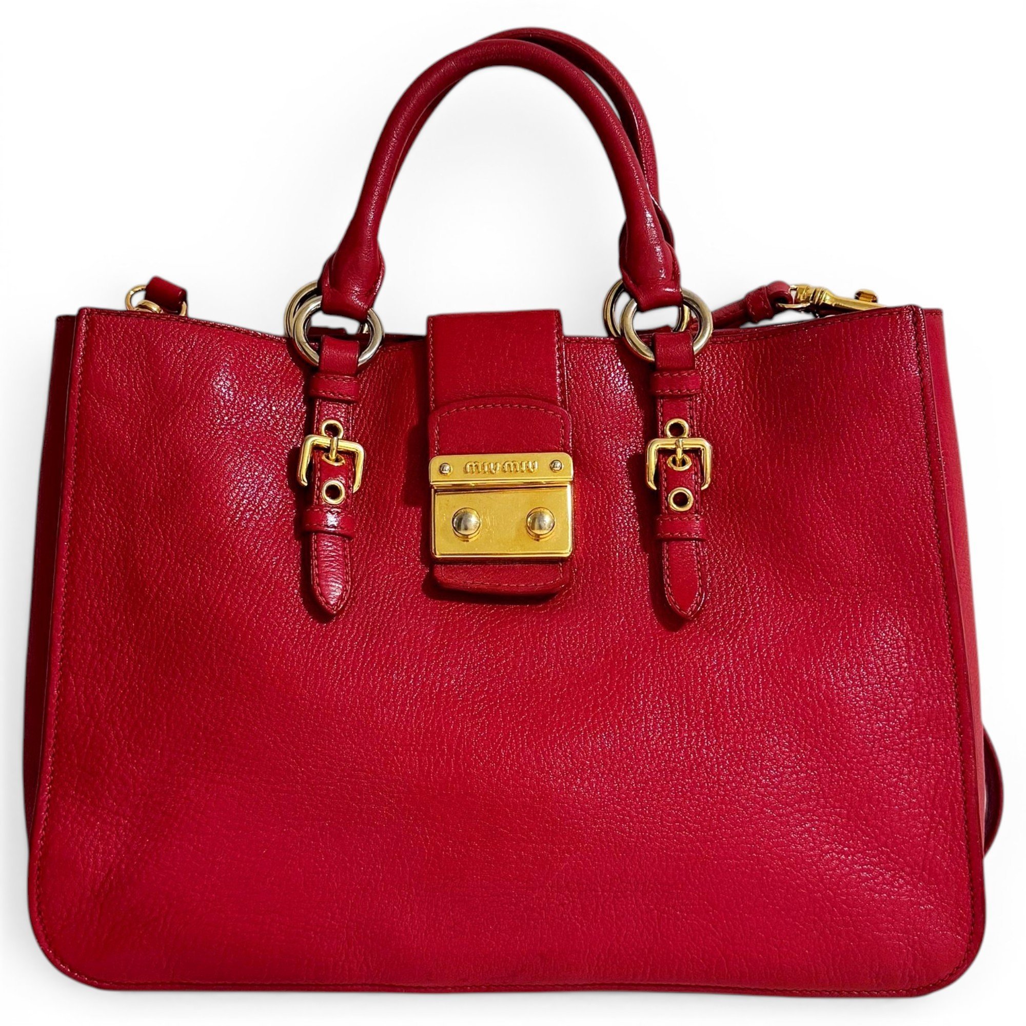 Leather handbag