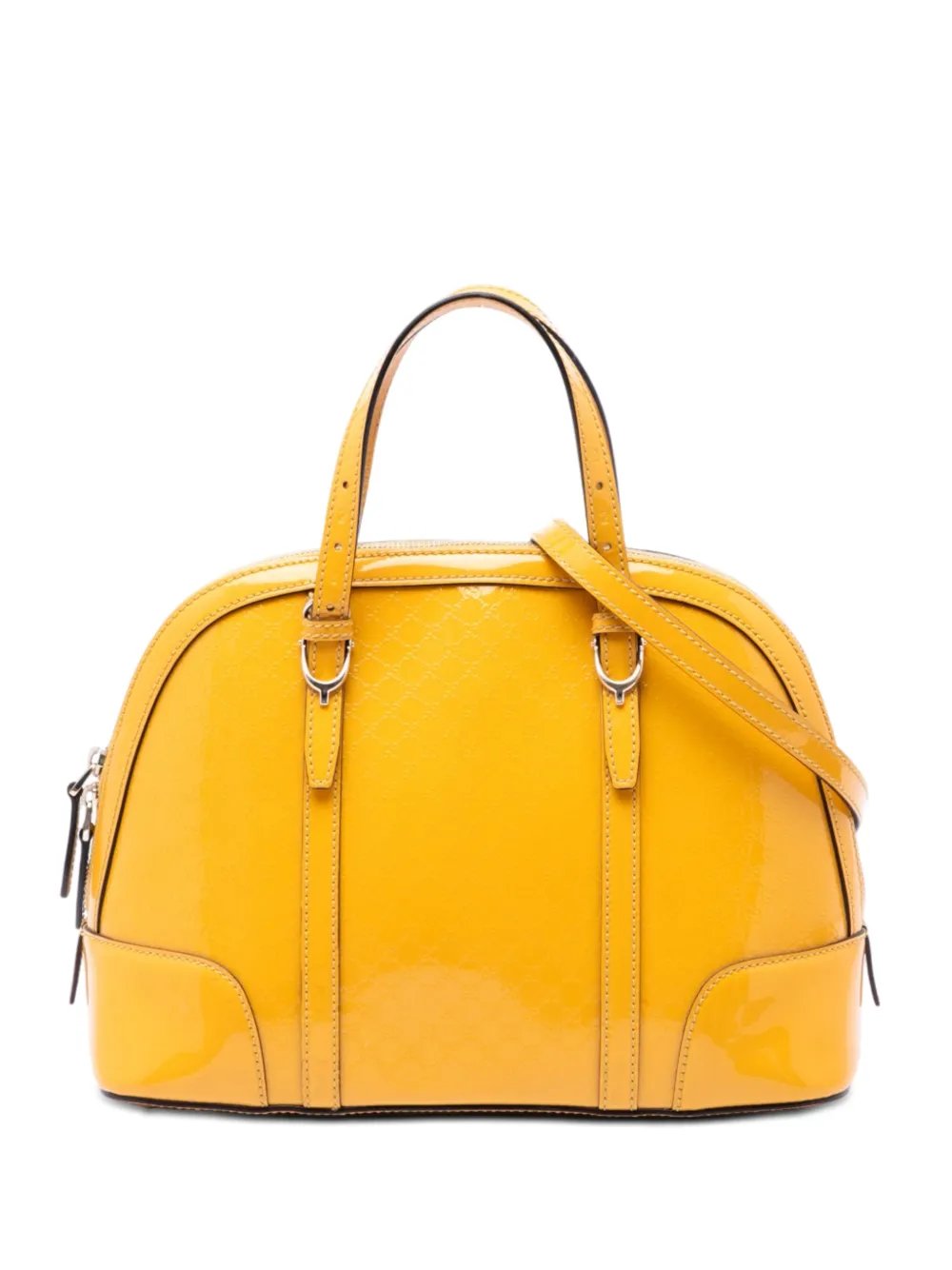 2016-2026 Small Microguccissima Patent Nice Dome satchel