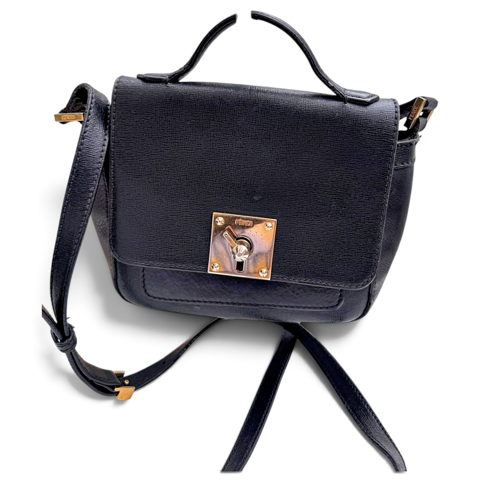 Leather crossbody bag