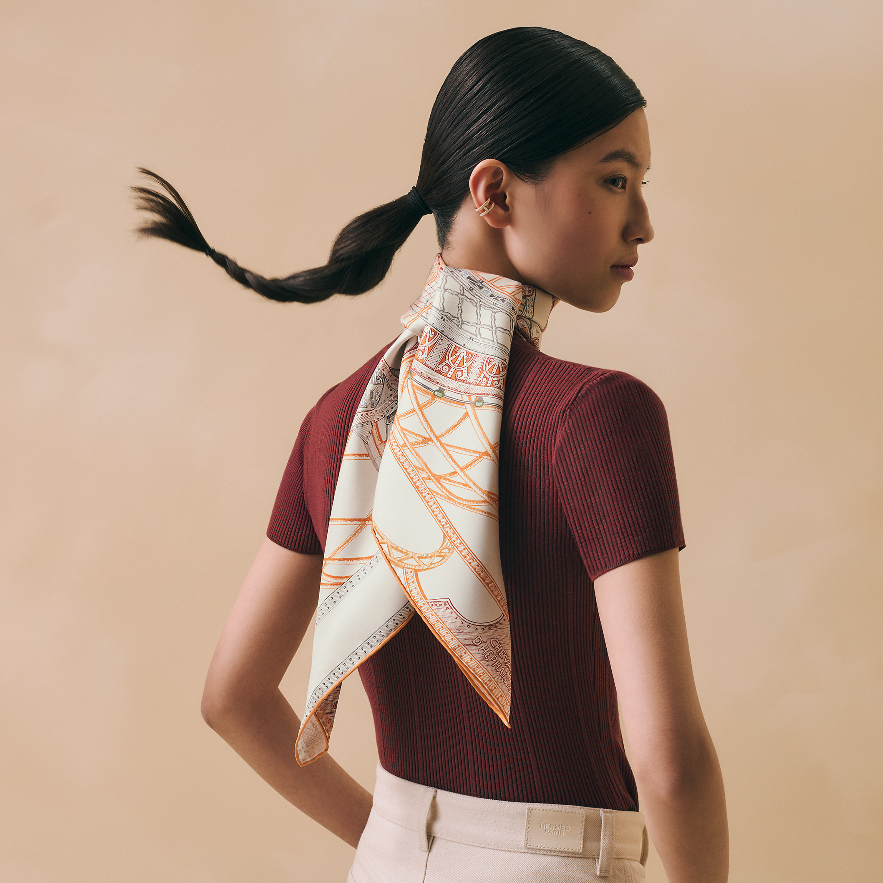 Chevaux d'Hephaistos scarf 90
