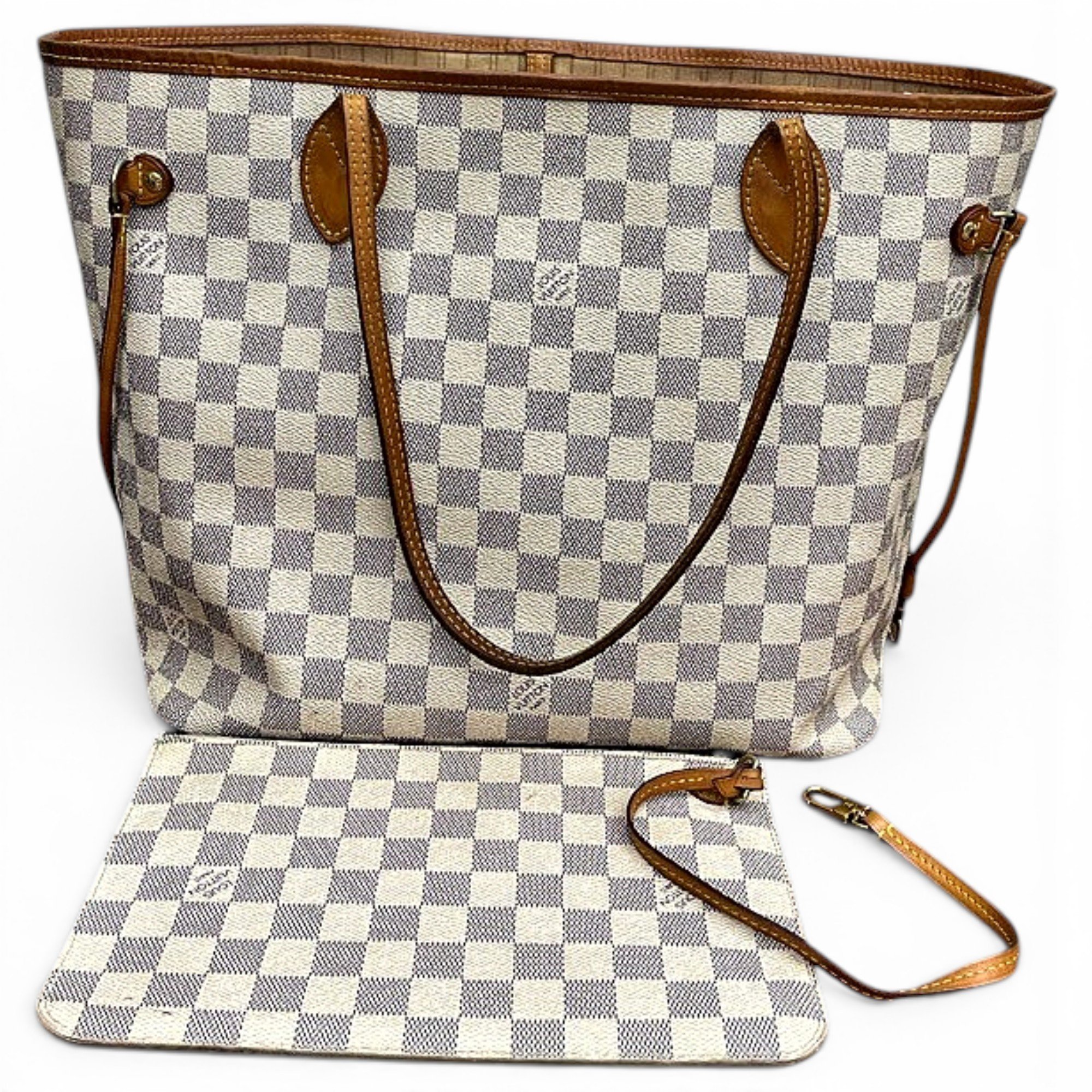 Neverfull leather handbag