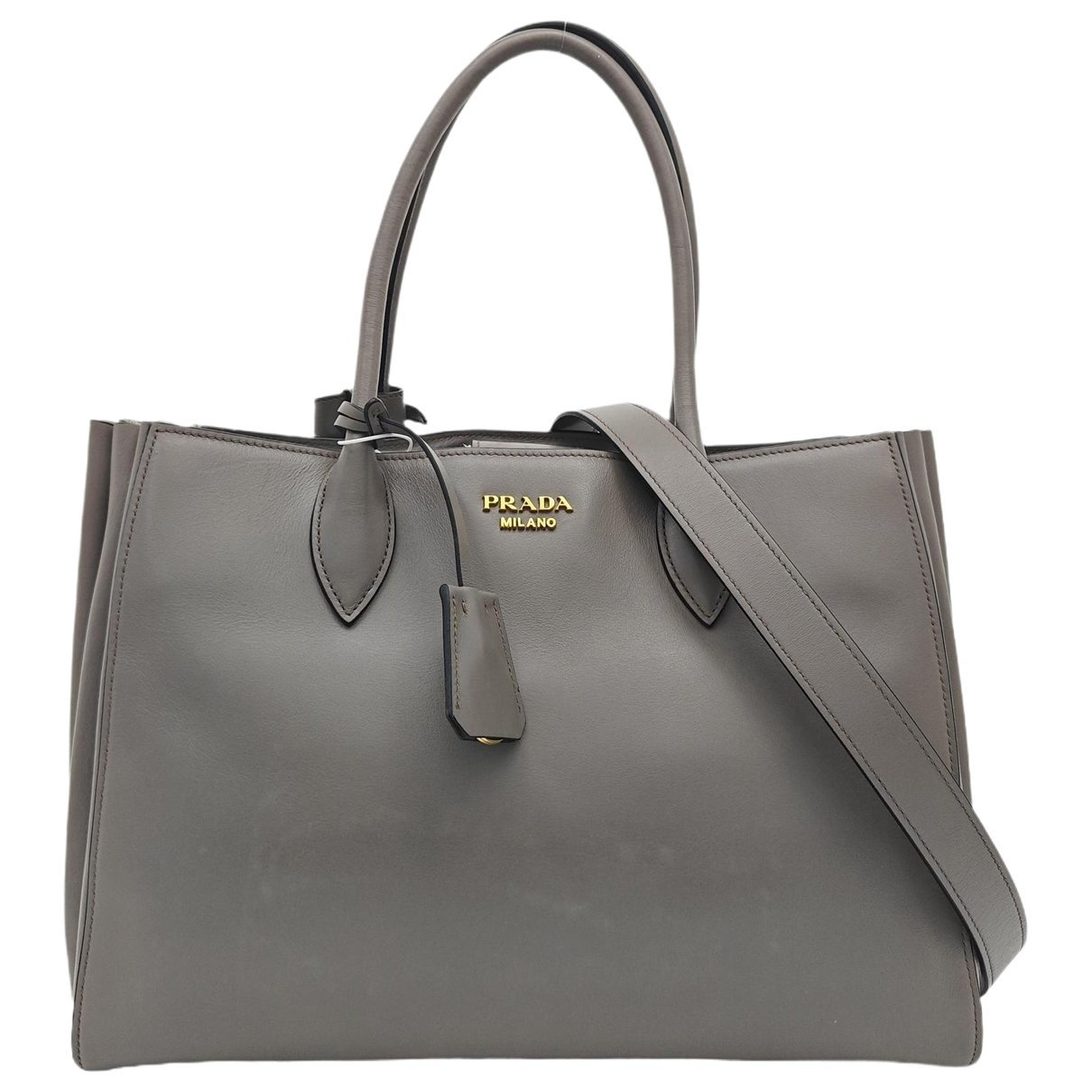 Prada Bibliothèque leather handbag