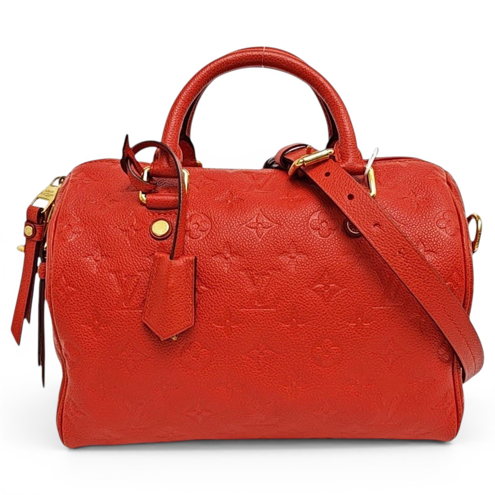 Louis Vuitton Nano Speedy / Mini HL leather handbag