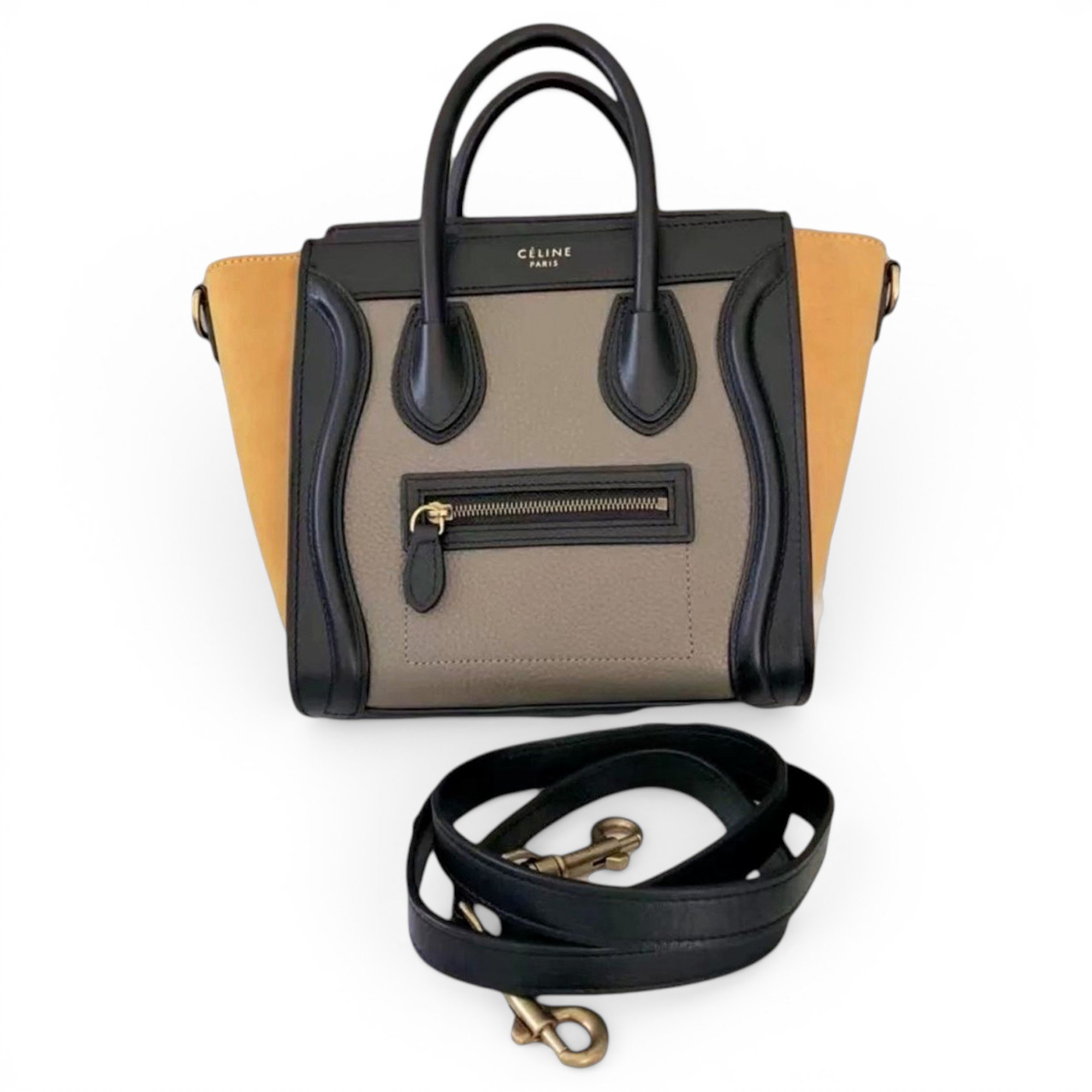 Nano Luggage leather handbag