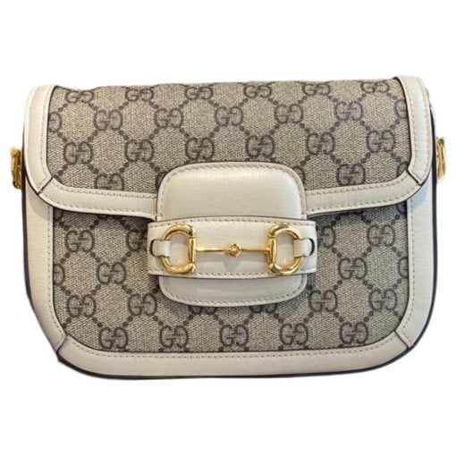 Horsebit 1955 Flap leather handbag