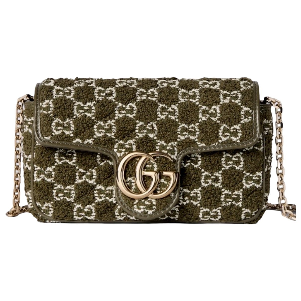 GG Marmont Chain Flap cloth mini bag
