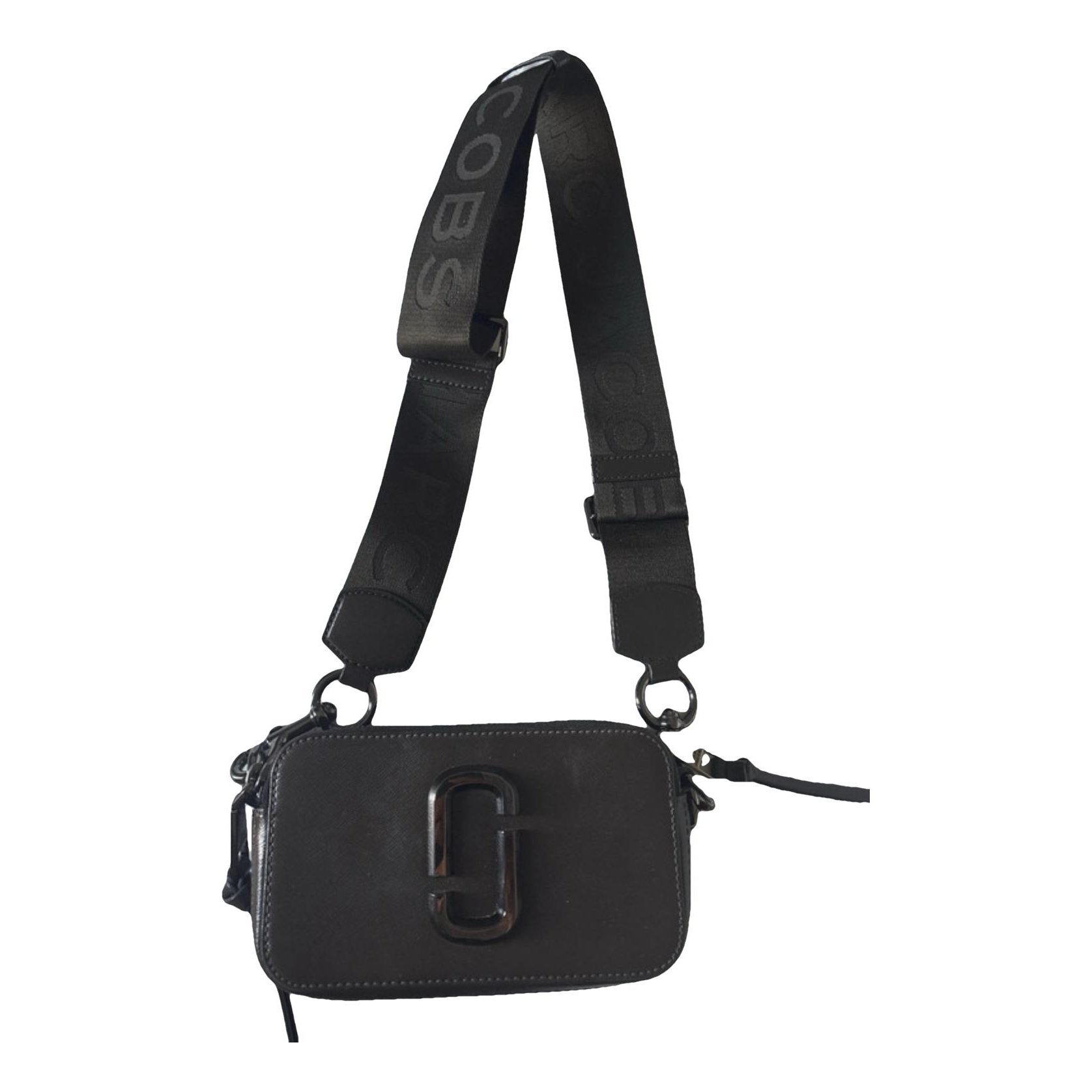 Snapshot leather crossbody bag
