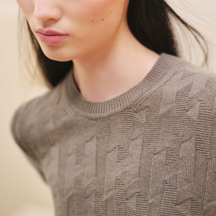 "H" Long-sleeve Sweater