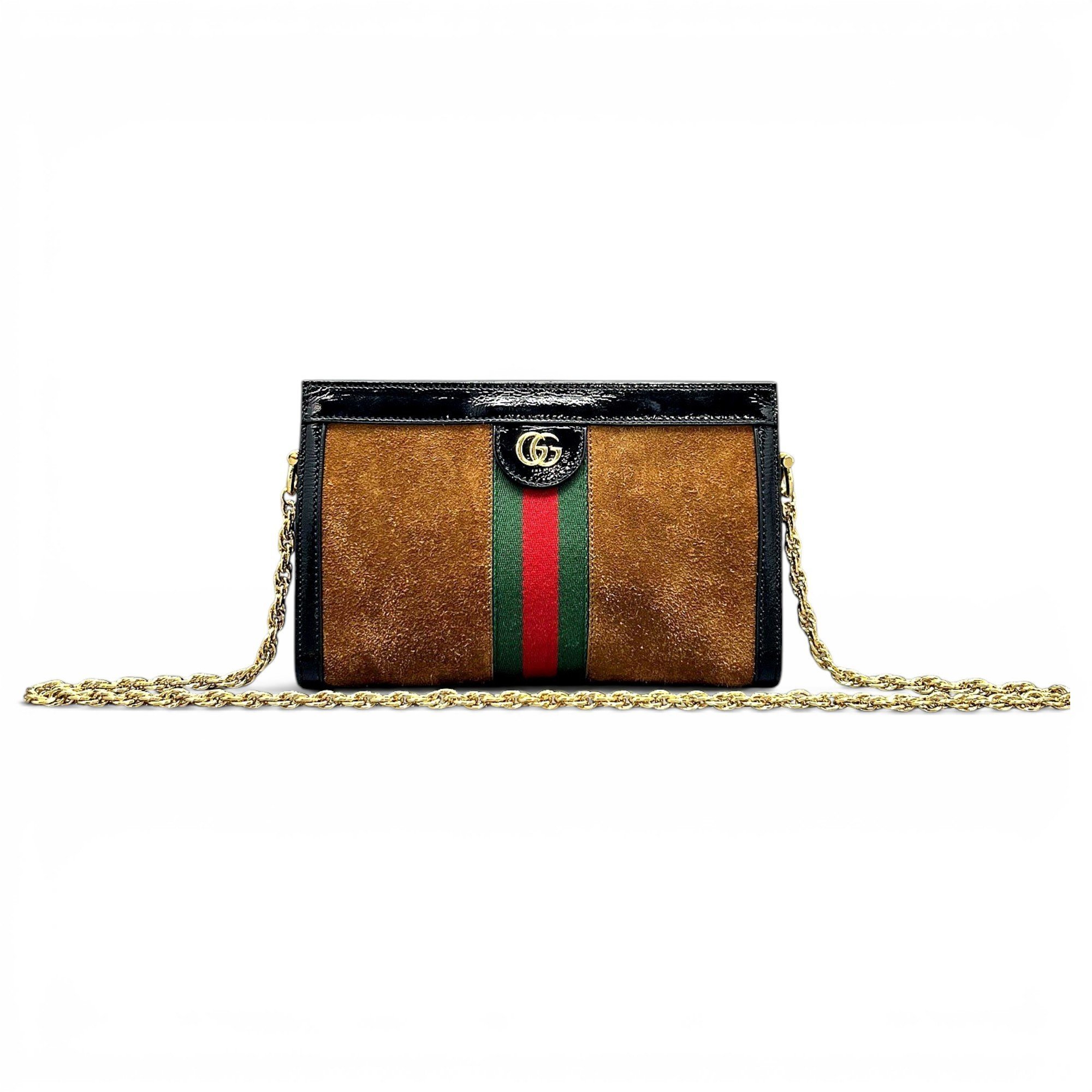 Ophidia Chain leather handbag