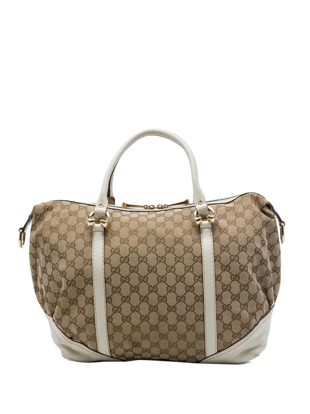 2016-2026 GG Canvas Horsebit Nail boston bag