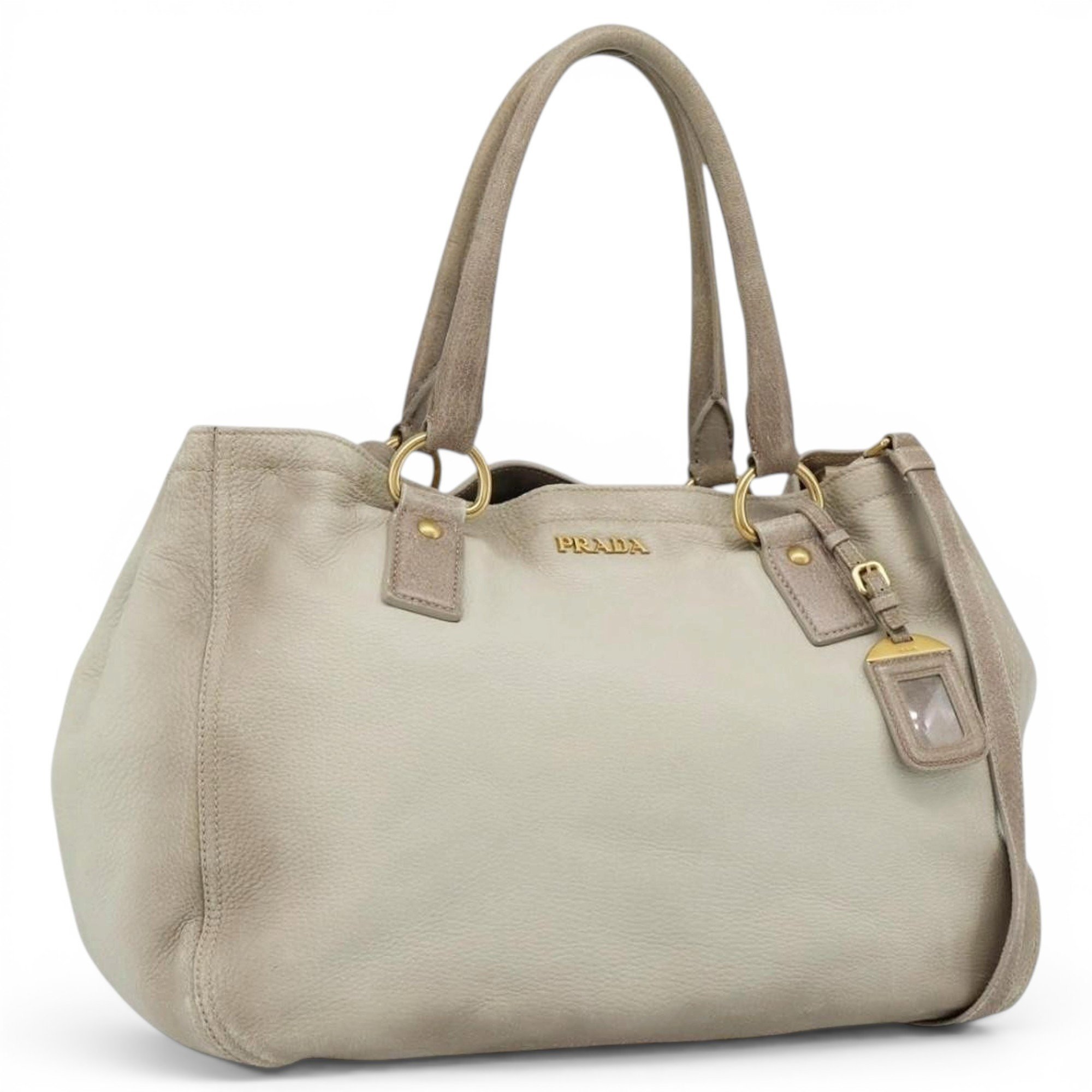 Leather tote