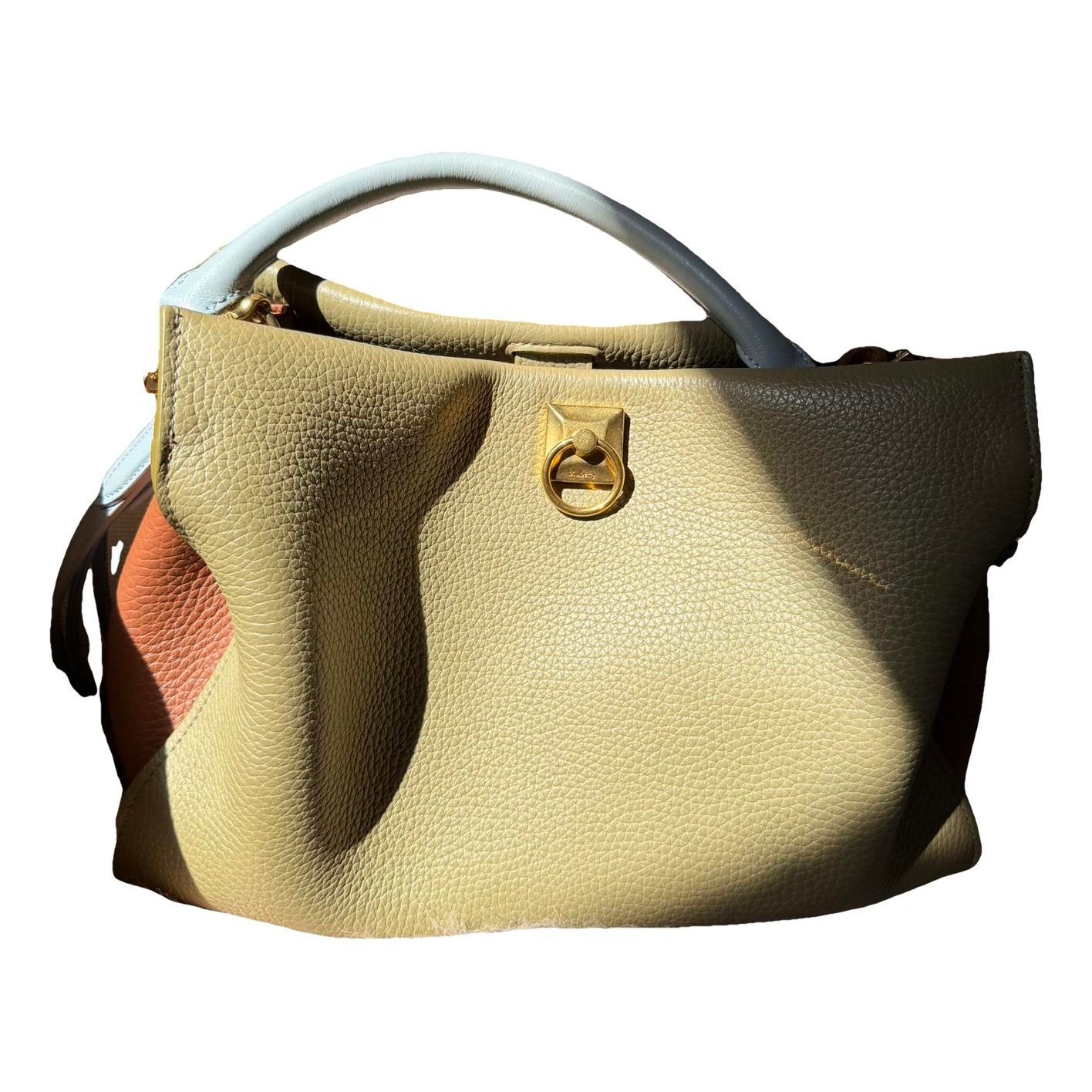 Iris leather handbag
