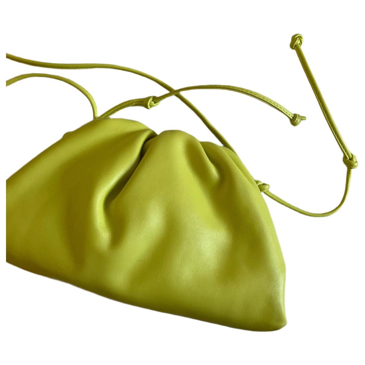 Pouch leather clutch bag