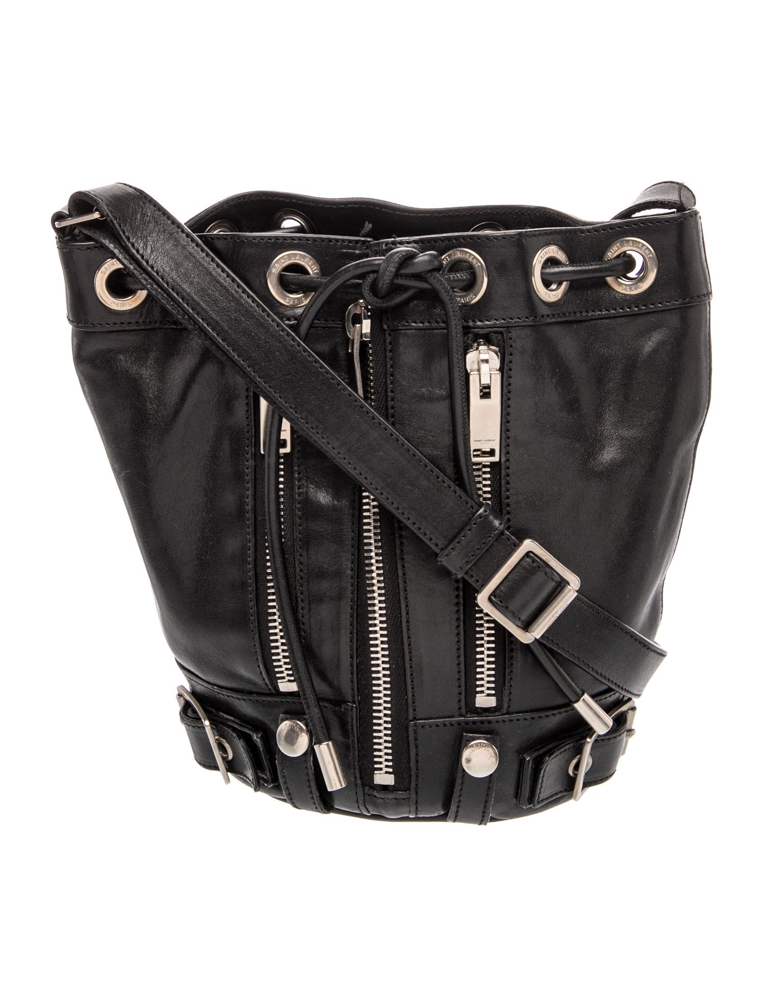 Leather Bucket Bag