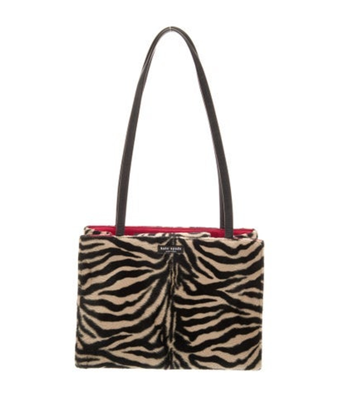 Kate Spade Spade New York Faux Fur Shoulder Bag Vintage