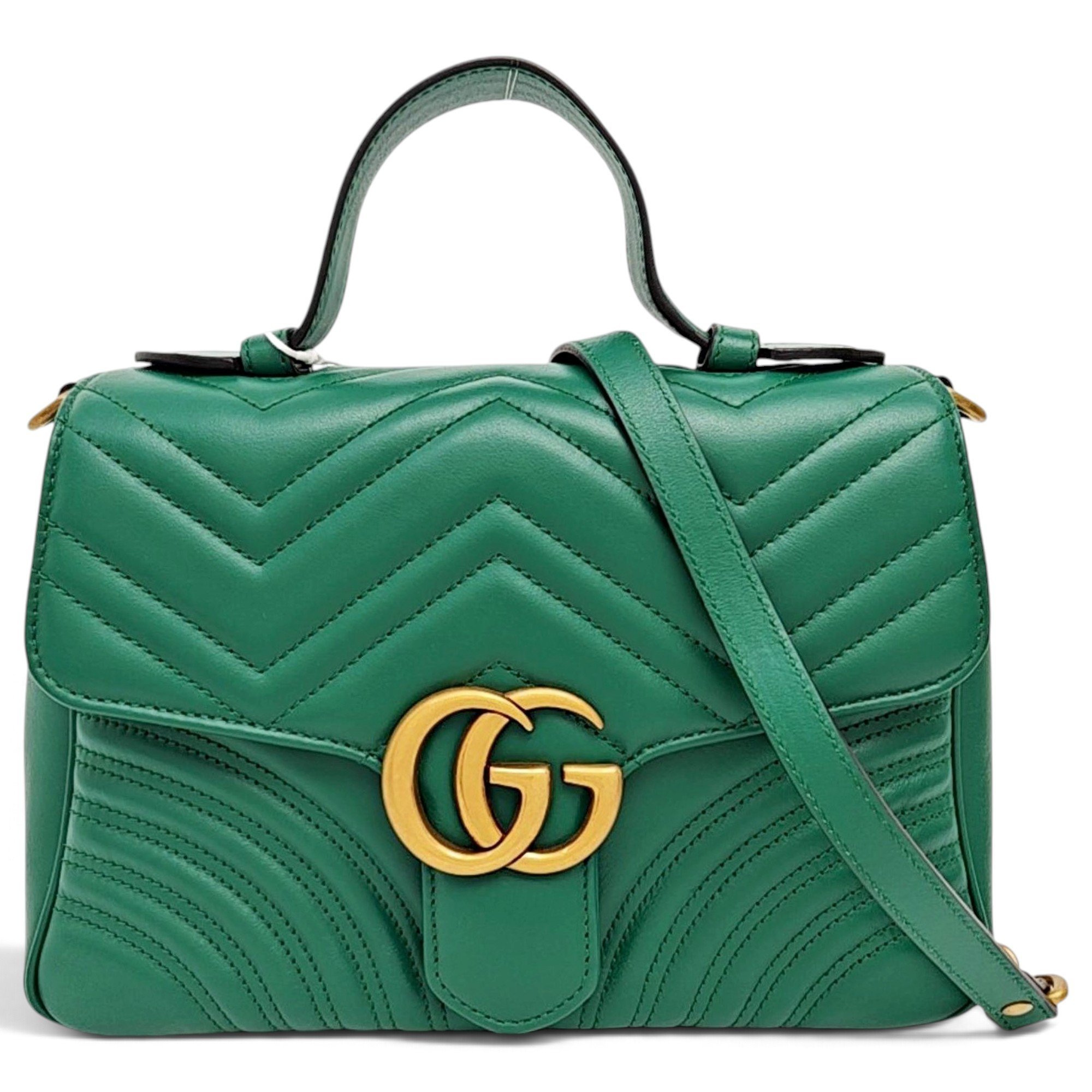 GG Marmont Flap leather handbag