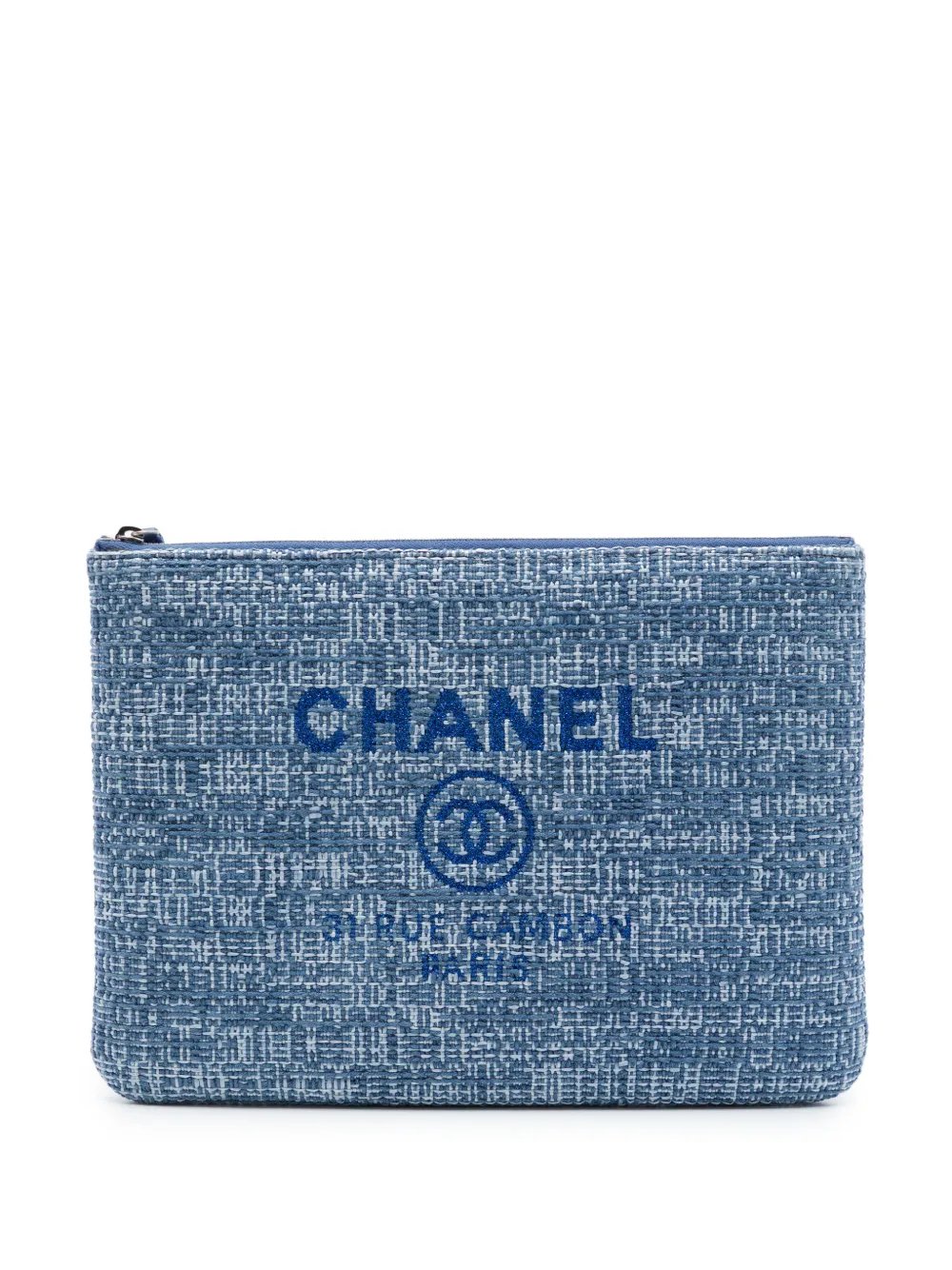 2018 Medium Tweed Deauville O Case clutch bag