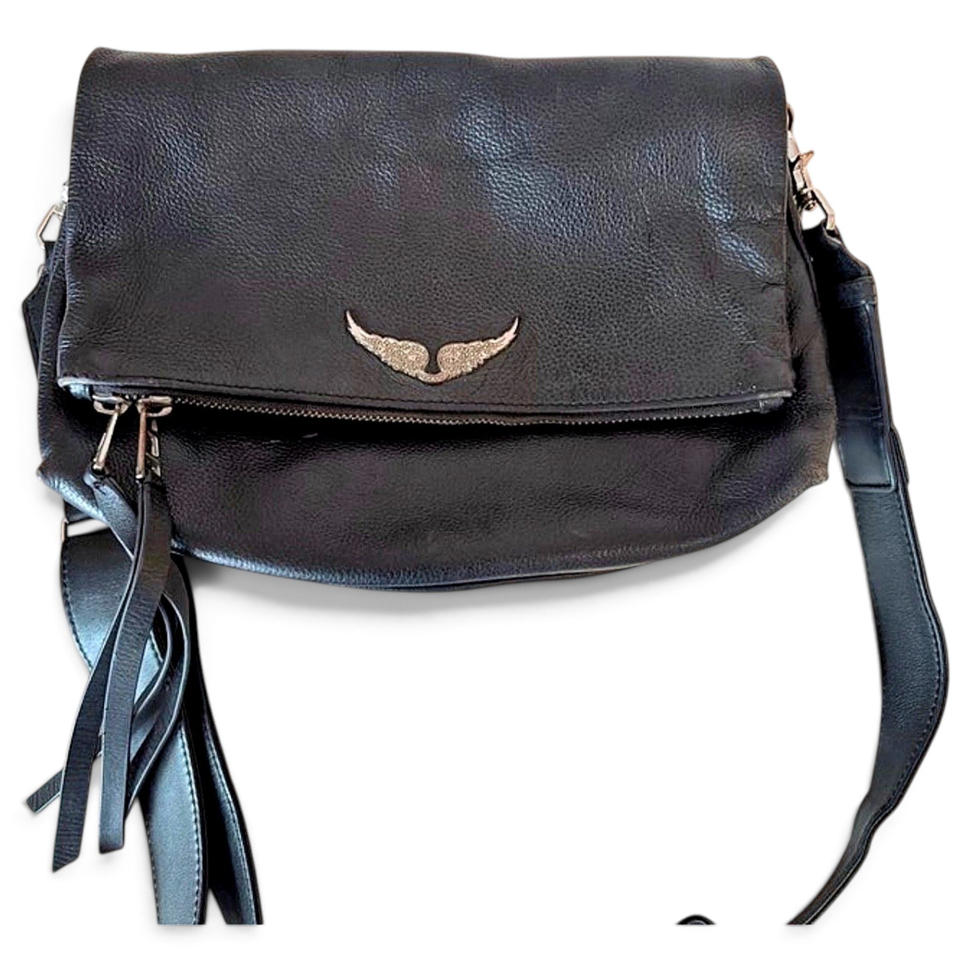 Leather crossbody bag