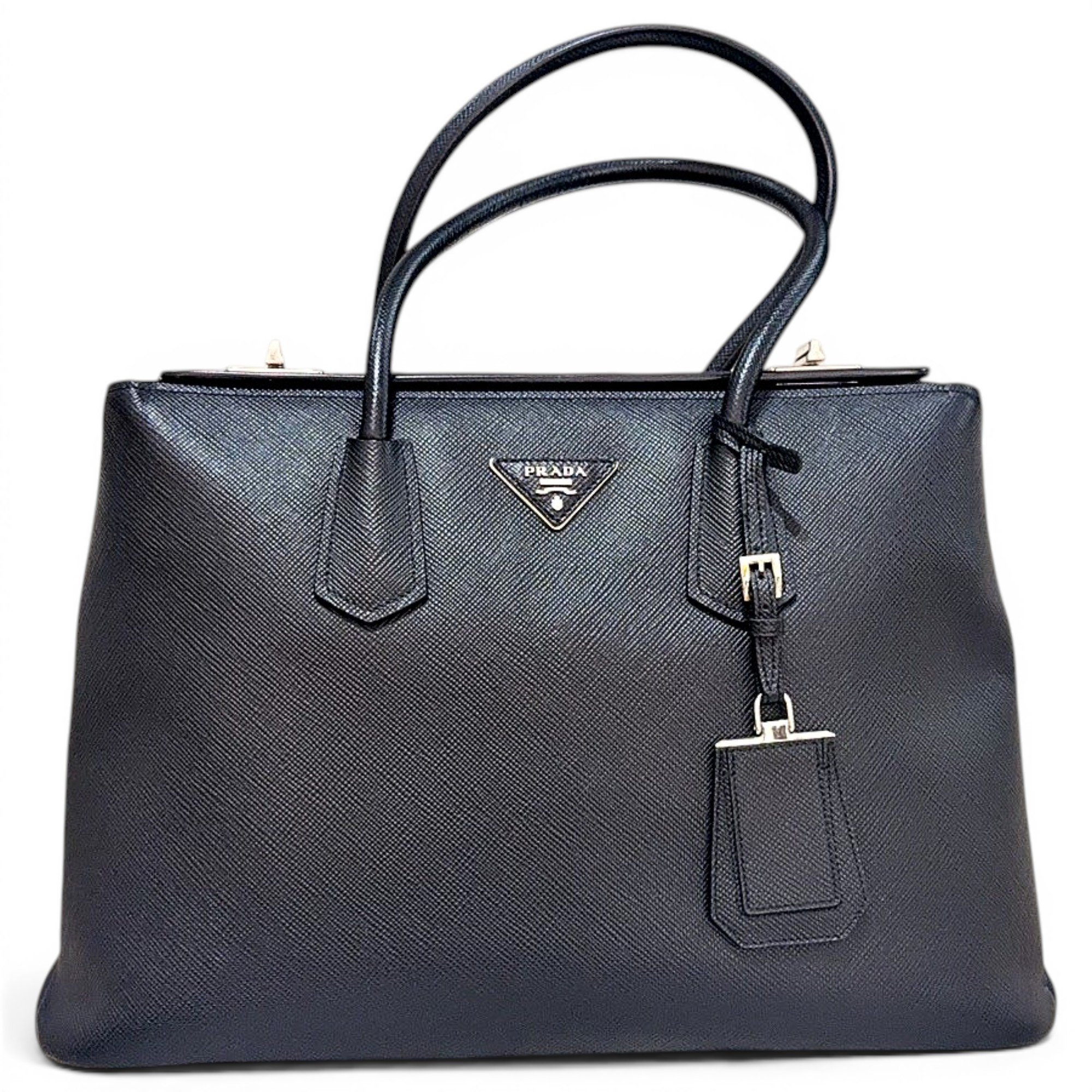 Bibliothèque leather handbag