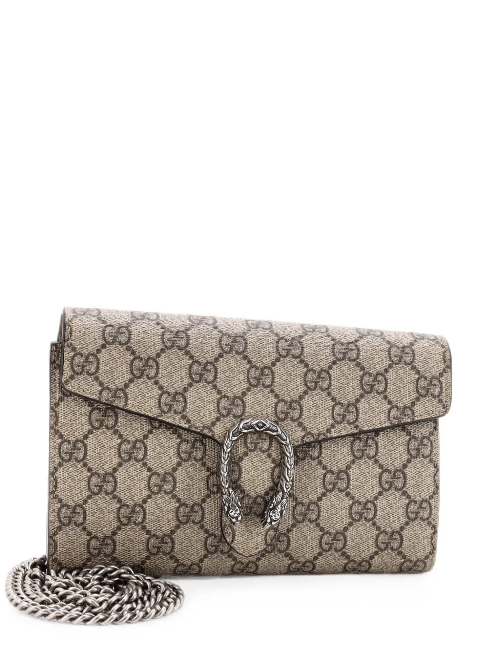 Dionysus Chain Wallet GG Coated Canvas Small crossbody bag