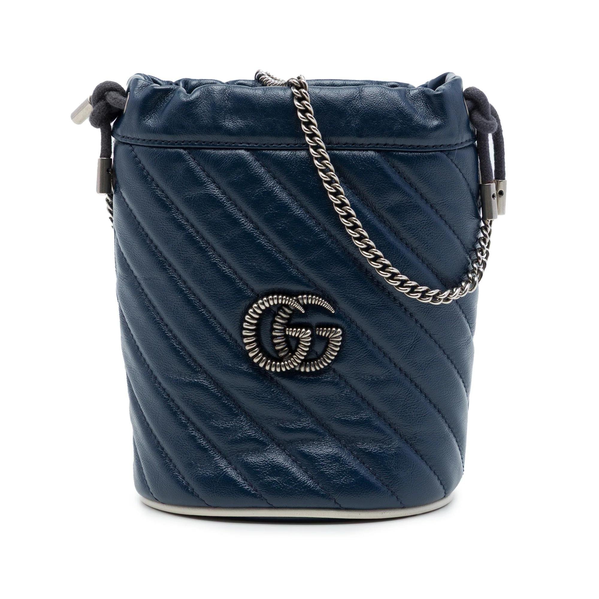 GG Marmont pony-style calfskin handbag