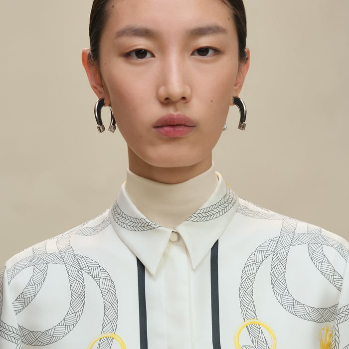 Blanc Nacre "Palefroi Remix" Classic Shirt