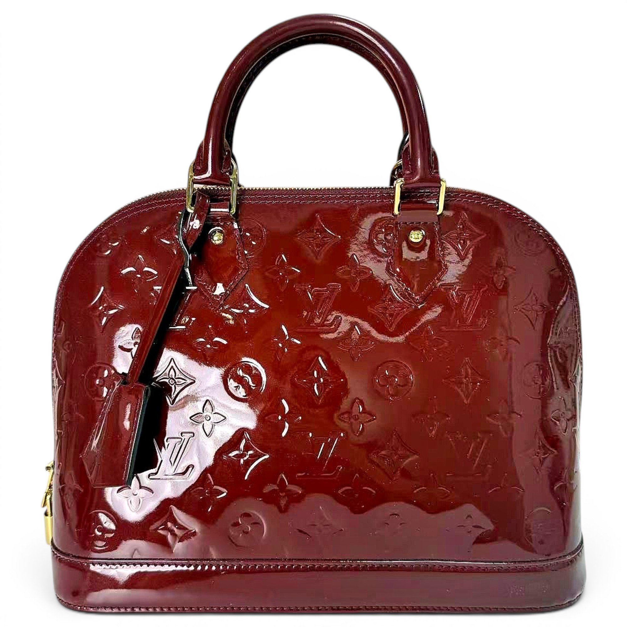 Alma patent leather handbag