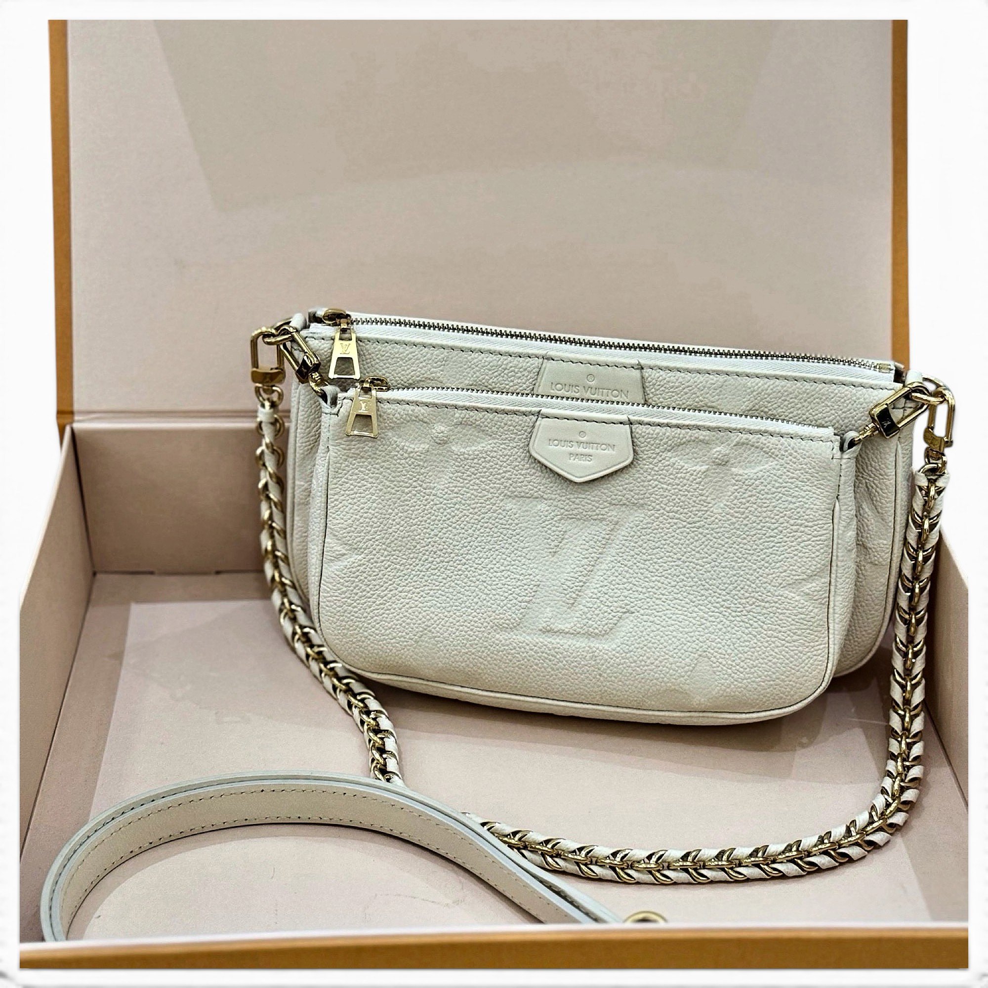 Multi Pochette Accessoires leather crossbody bag