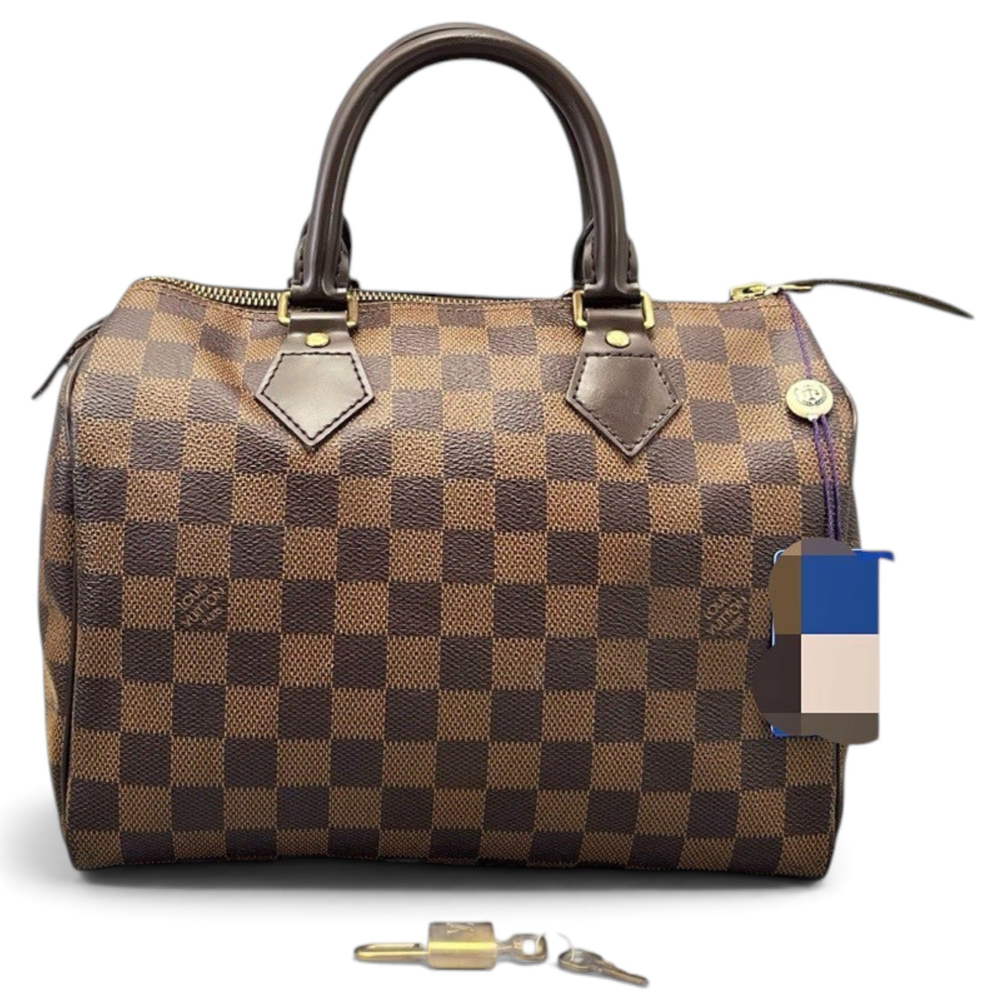 Speedy leather handbag