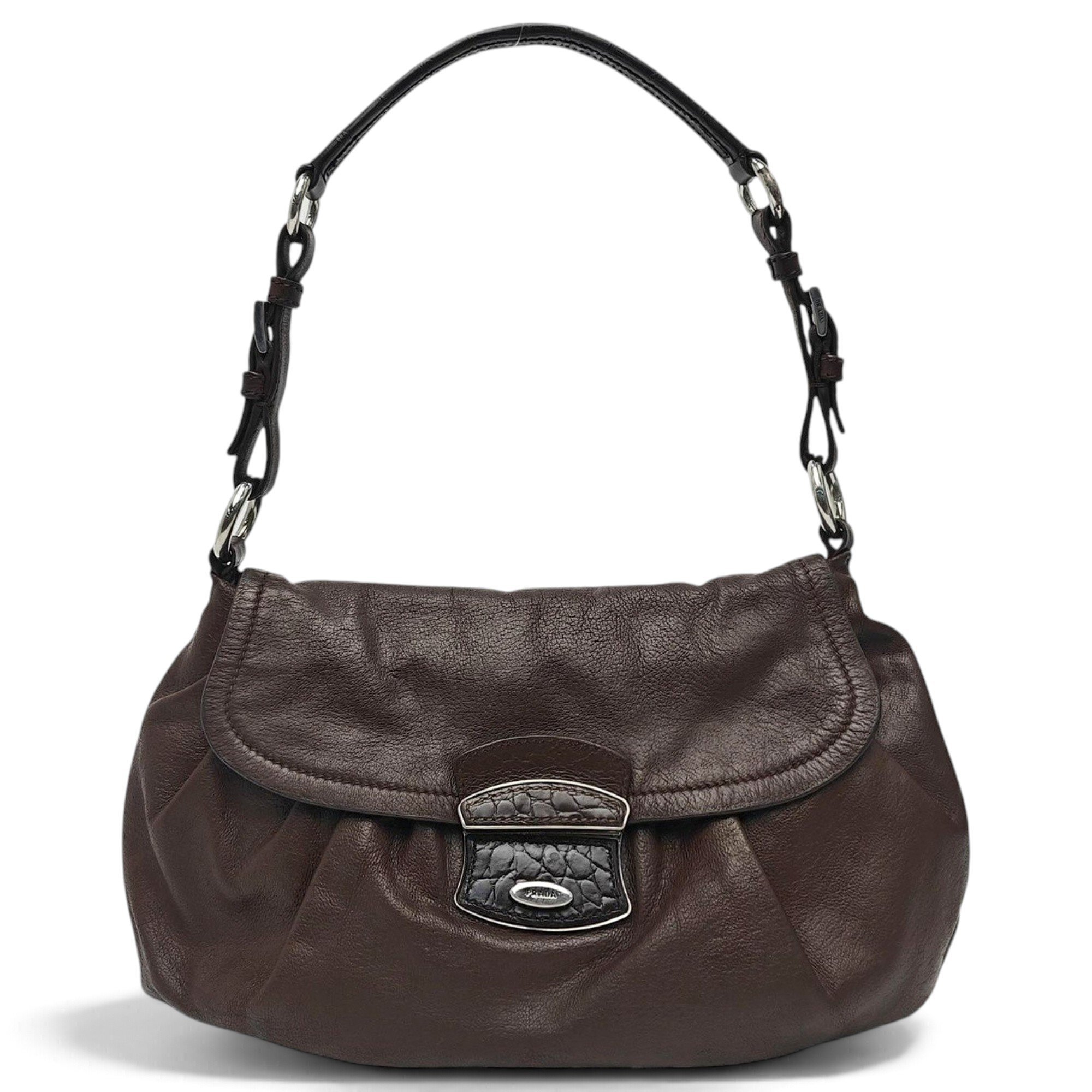 Leather handbag