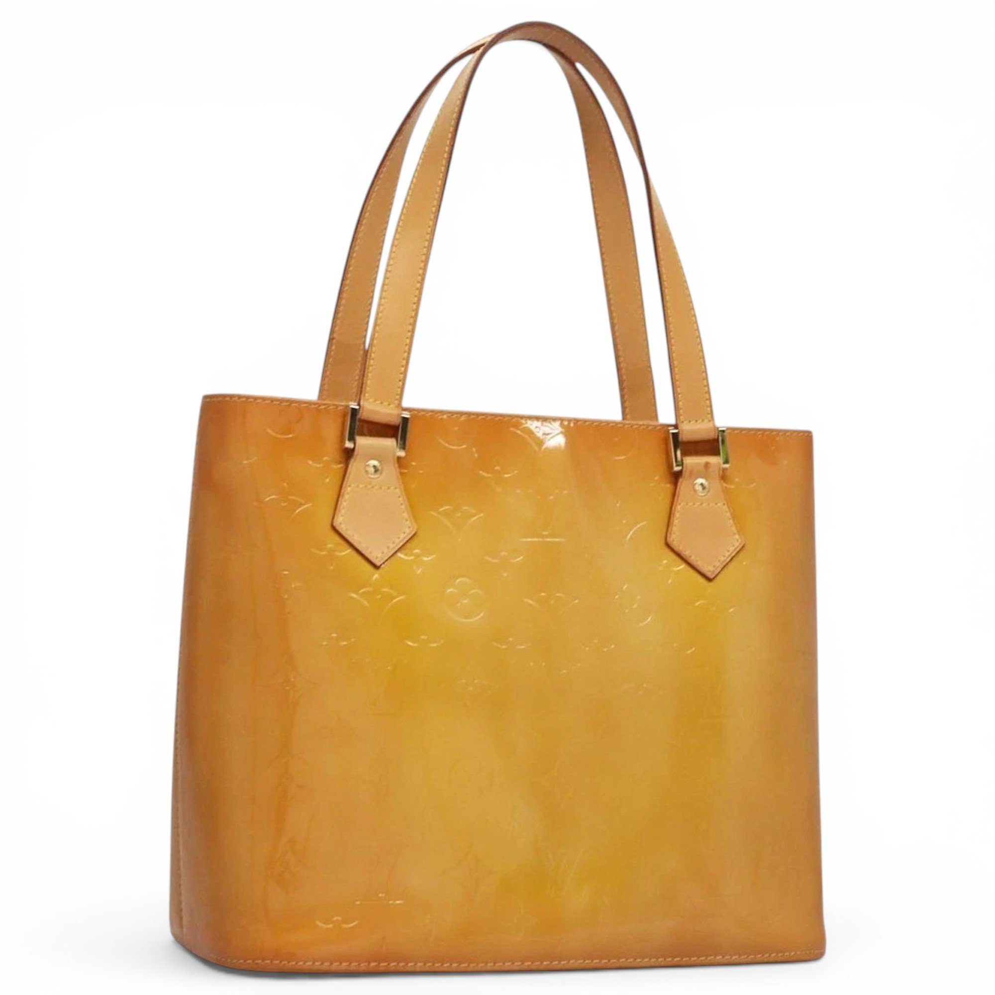 Houston patent leather handbag