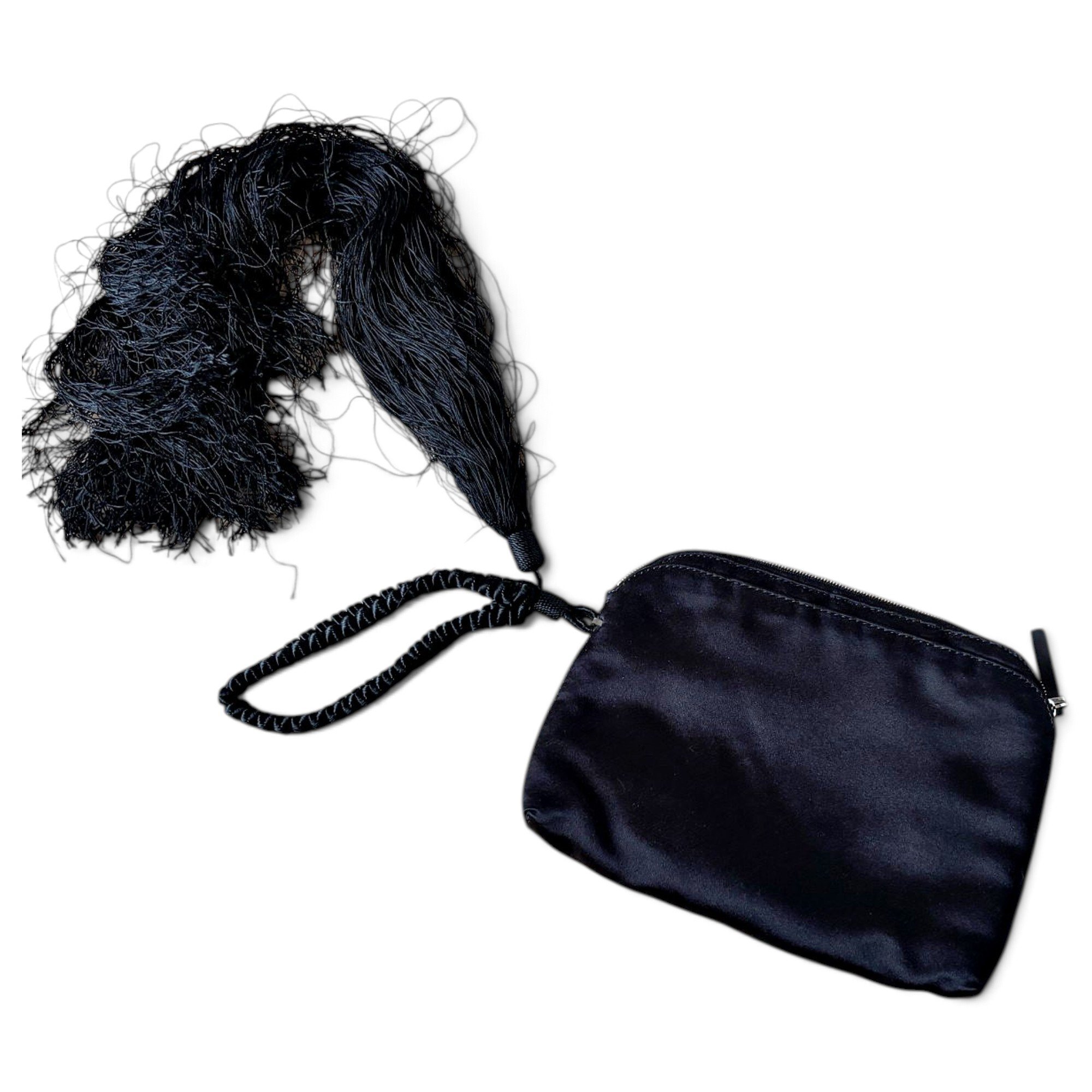 Silk clutch bag