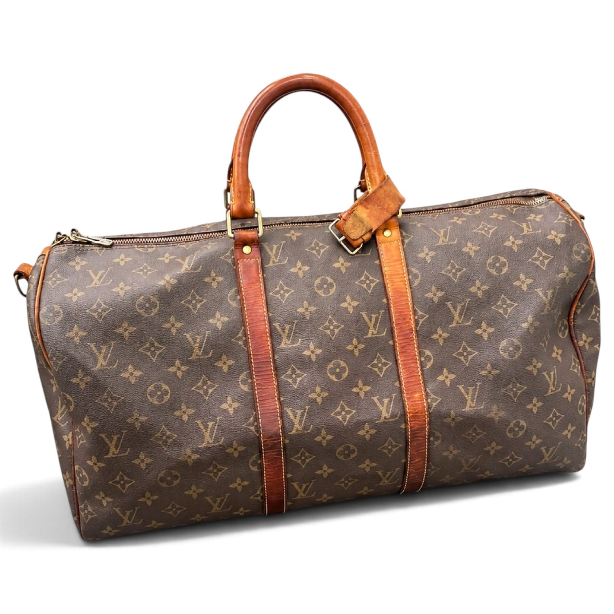 Keepall leather 48h bag