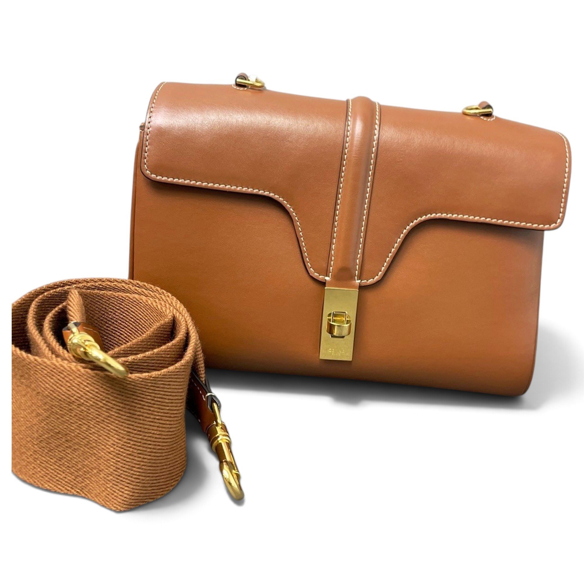 Leather handbag