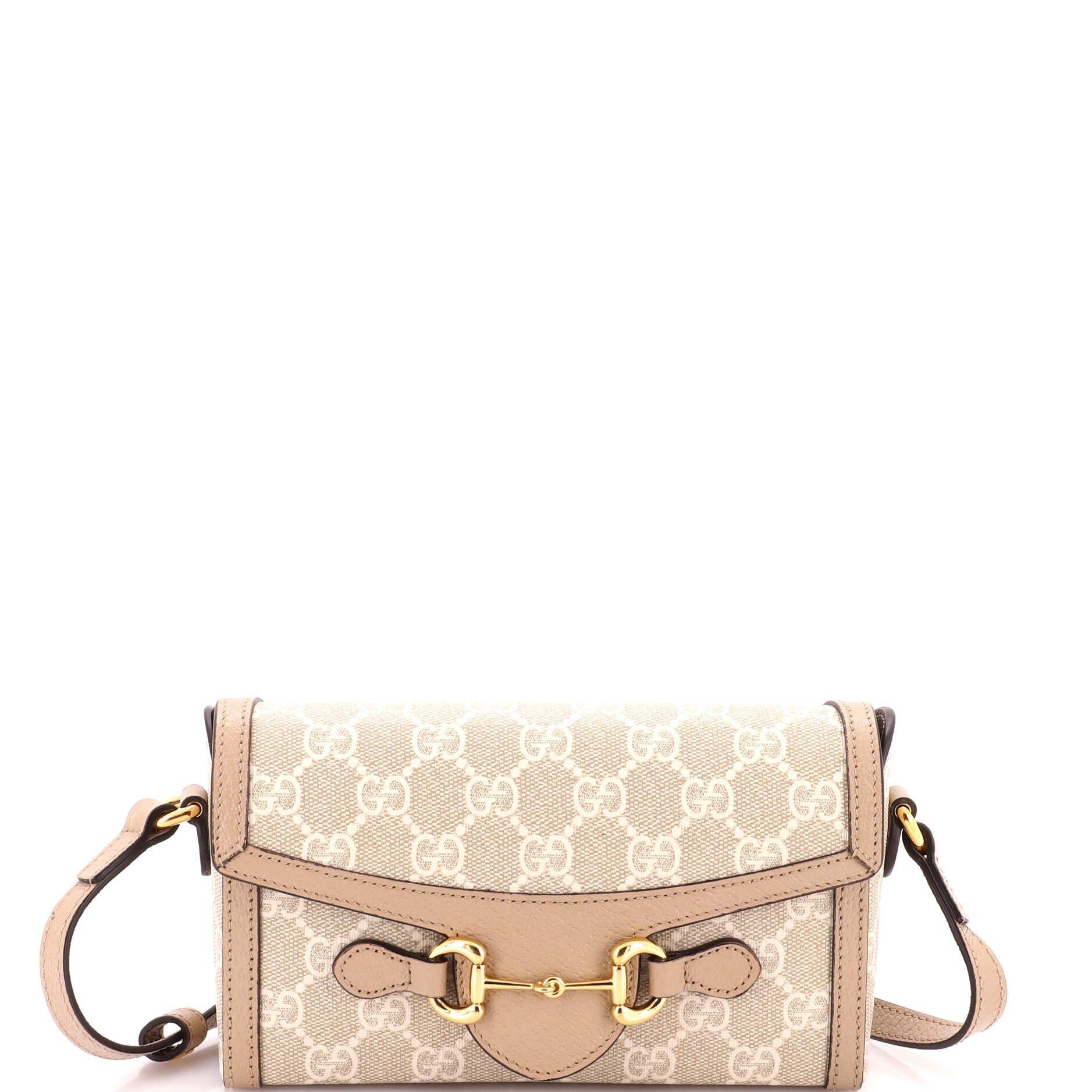 Horsebit 1955 Flap Crossbody Bag GG Coated Canvas Mini