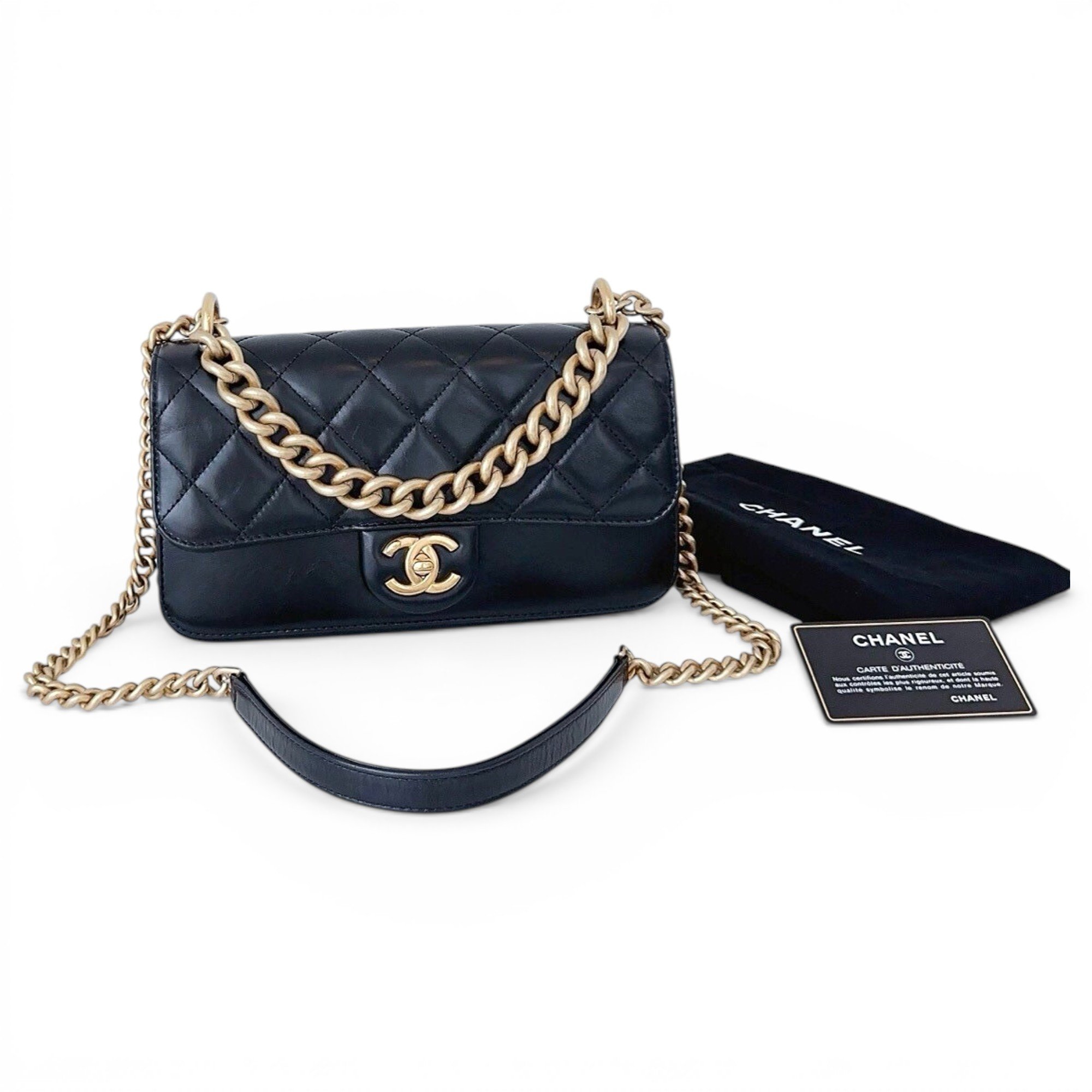 Leather handbag