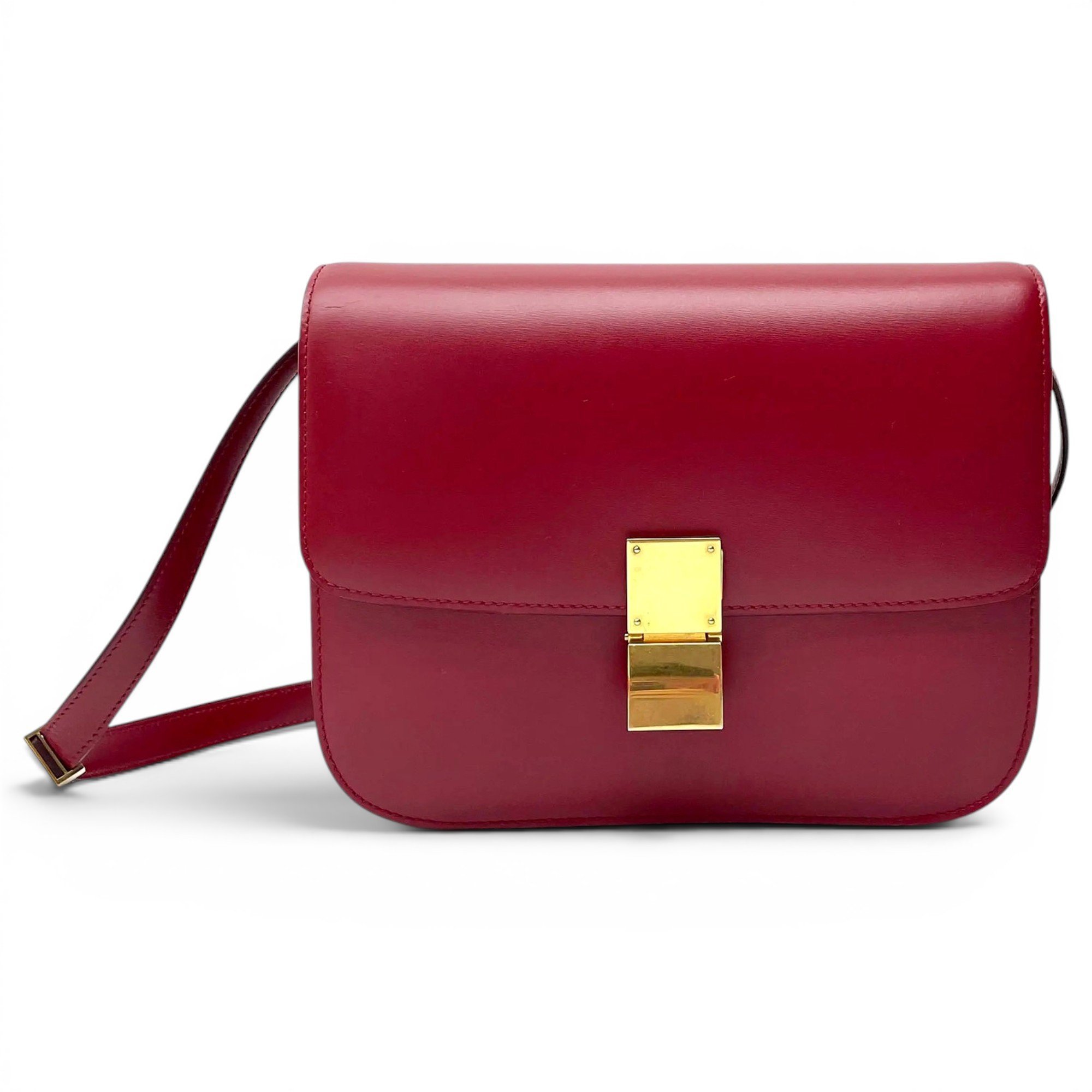 Classic leather crossbody bag