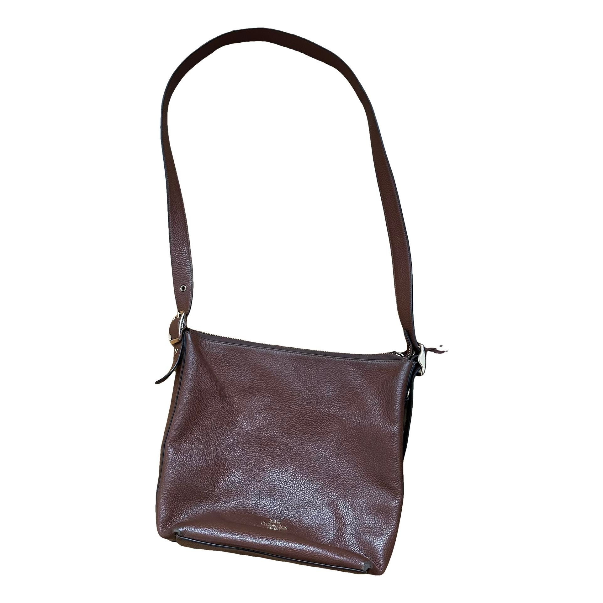 Abby duffle leather handbag