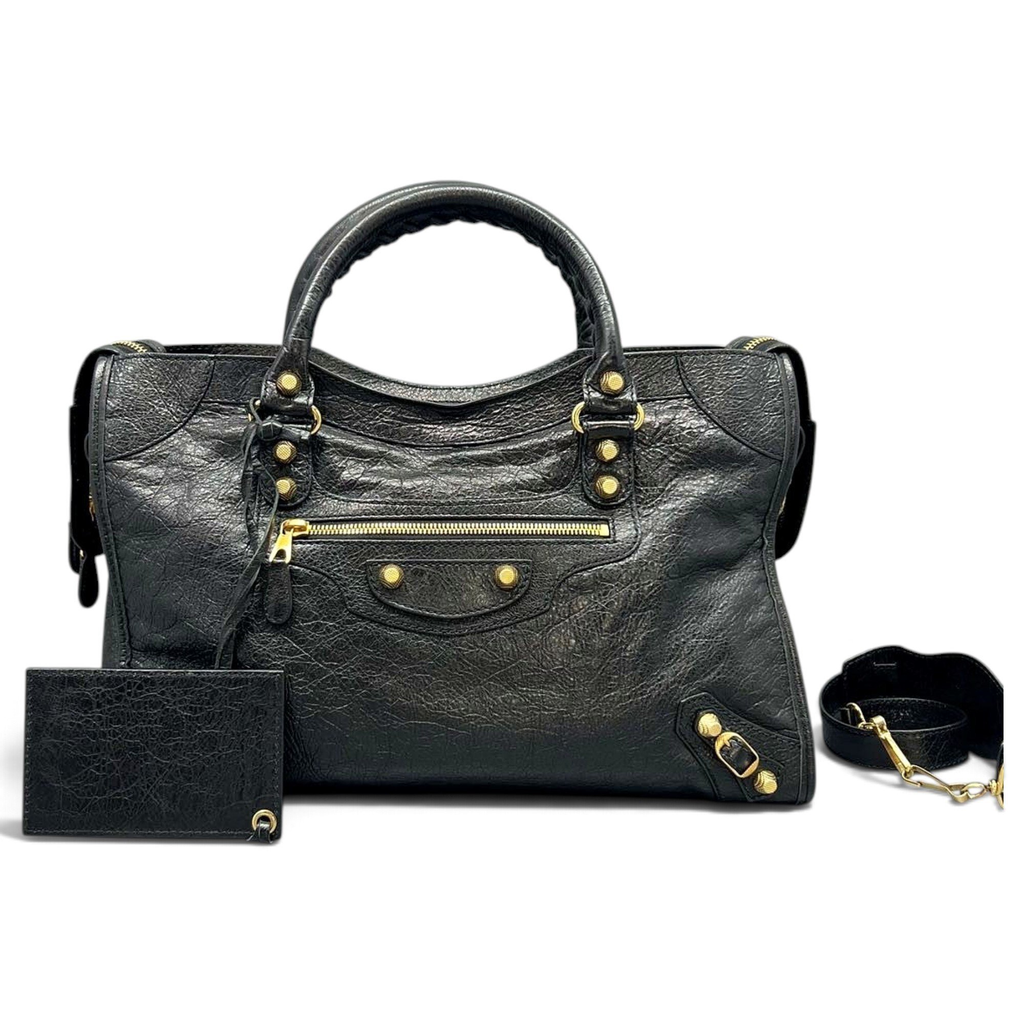 Leather backpack