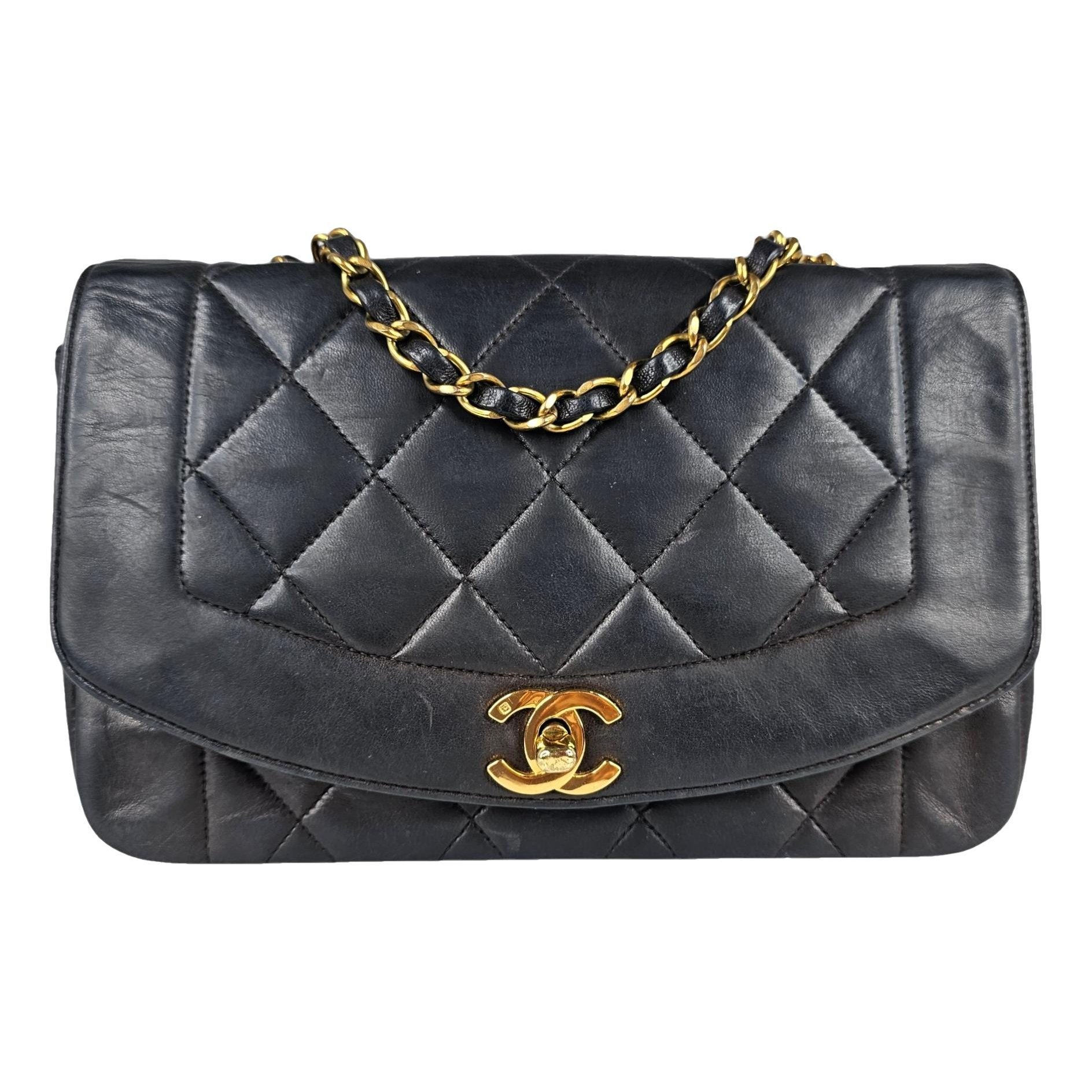 Diana leather handbag