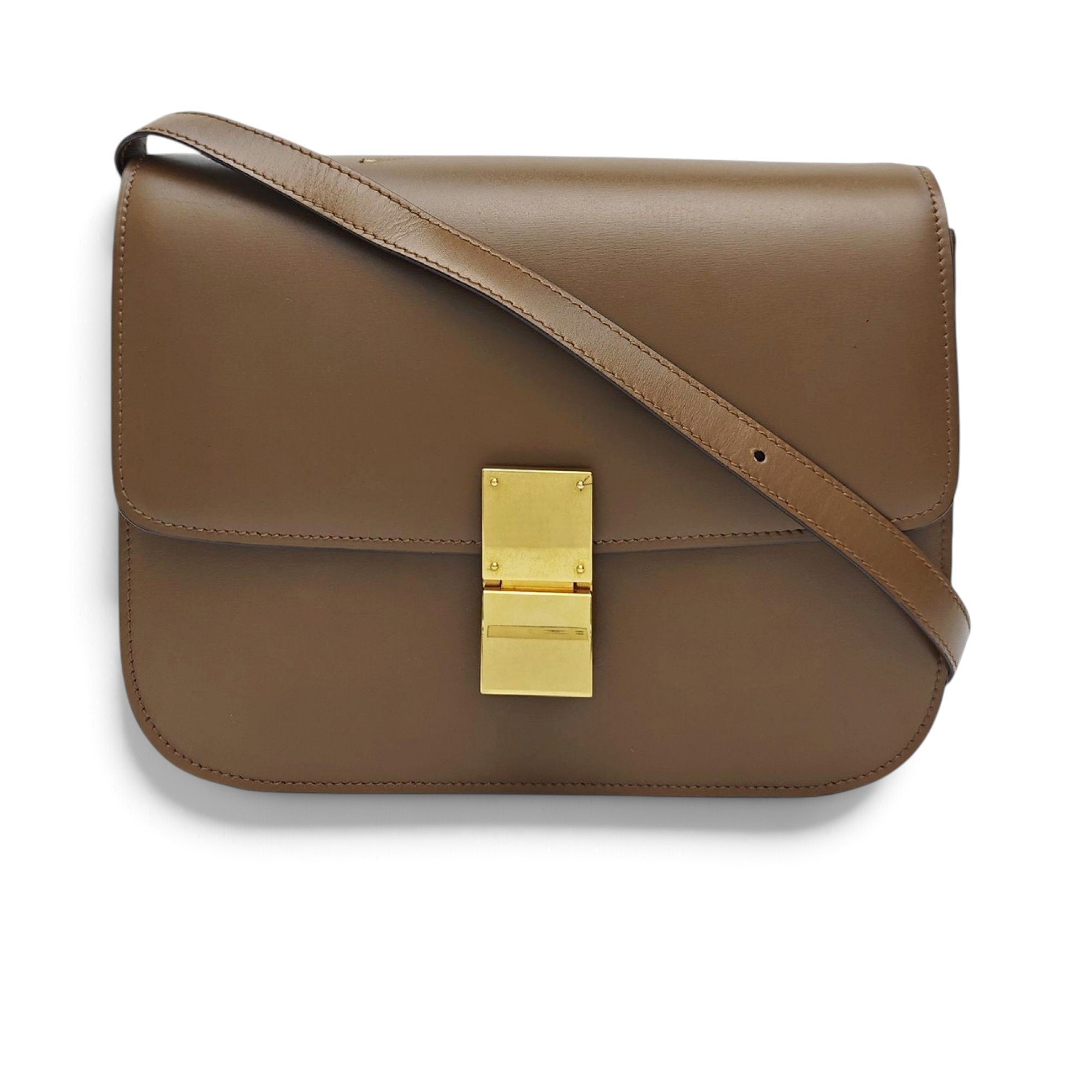 Classic leather handbag