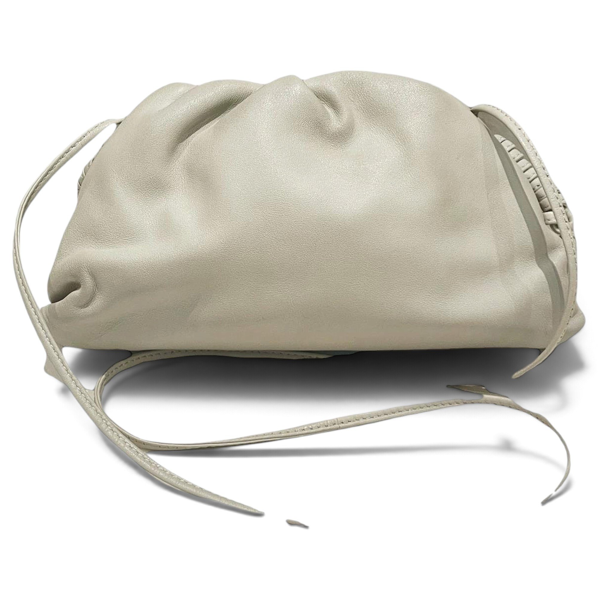 Pouch leather handbag